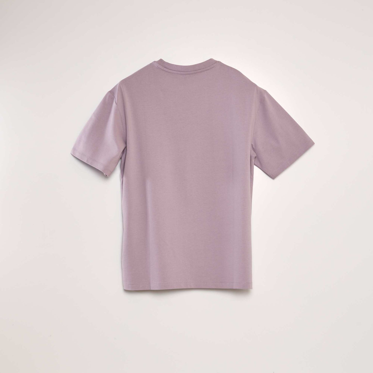 T-shirt en coton uni Violet
