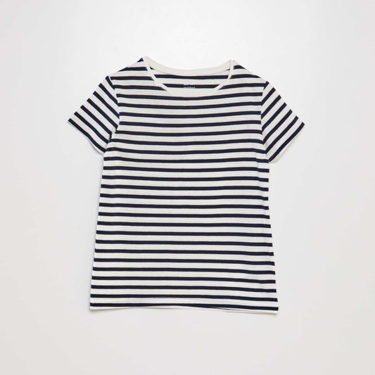 T-shirt imprim marini re Bleu marine