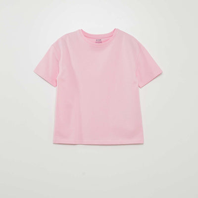 T-shirt en maille jersey Rose