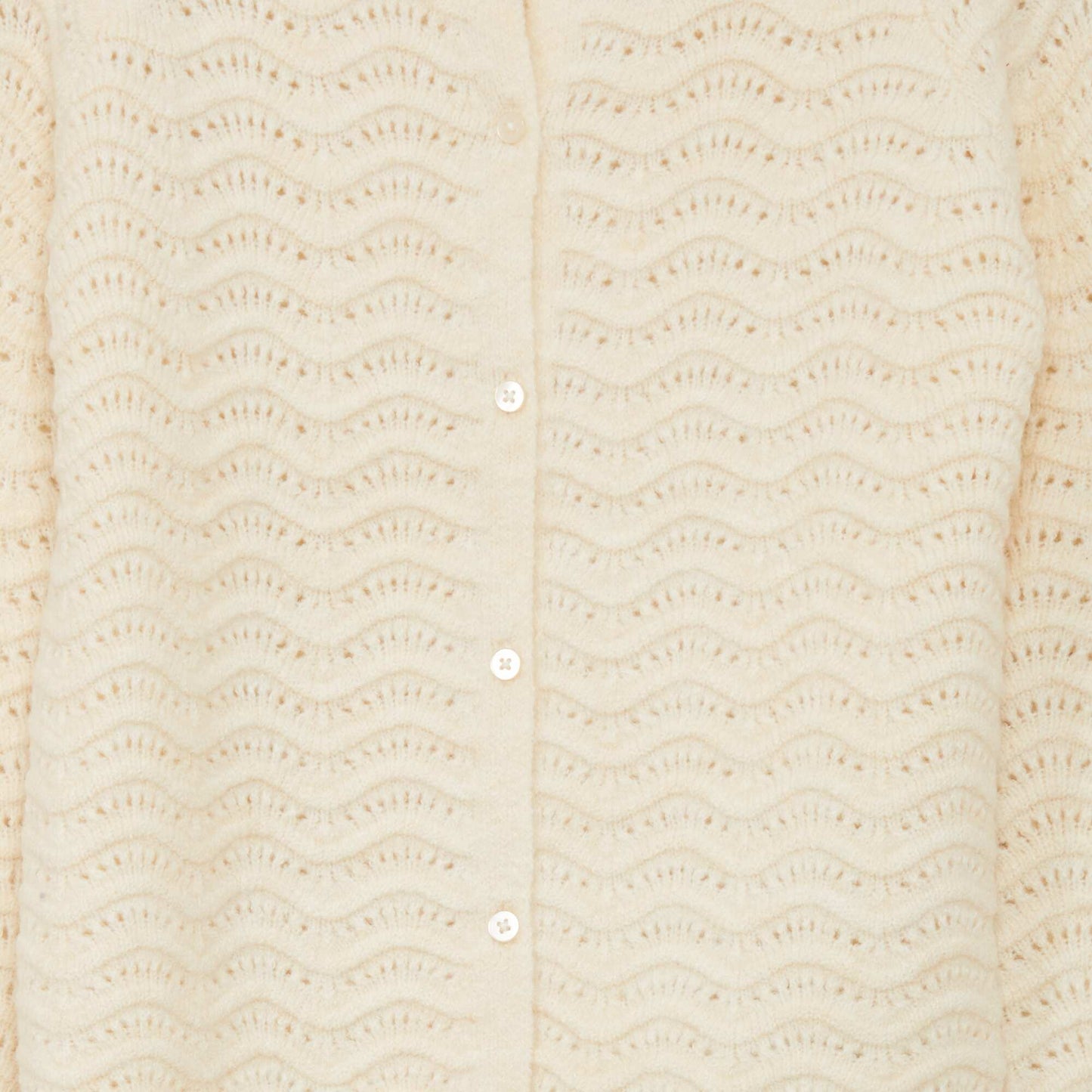 Gilet en maille ajour e Cr me