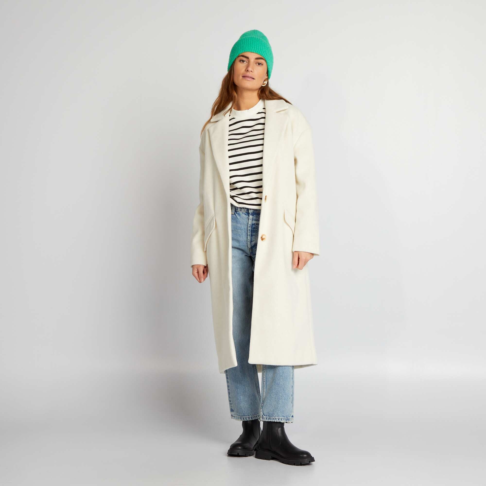 Manteau long Blanc