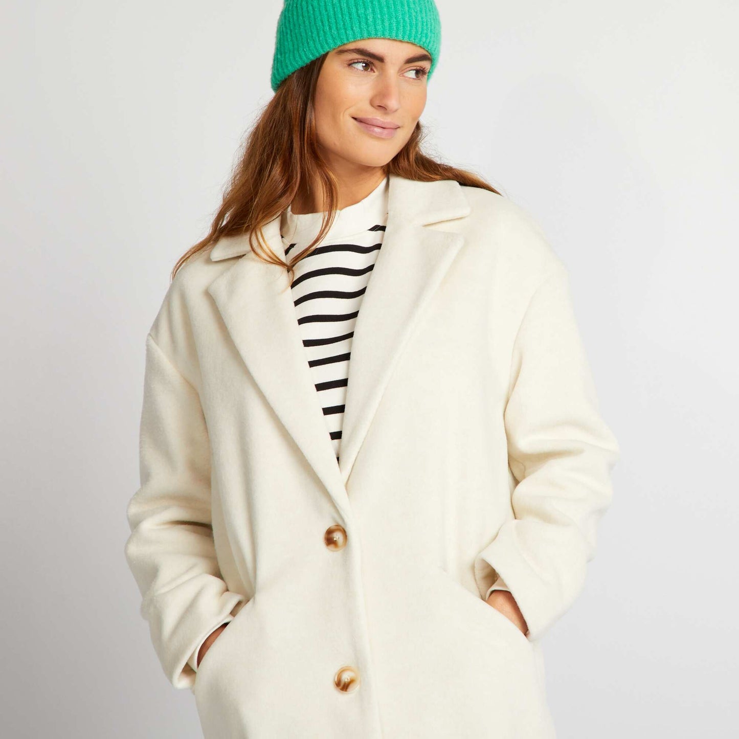 Manteau long Blanc