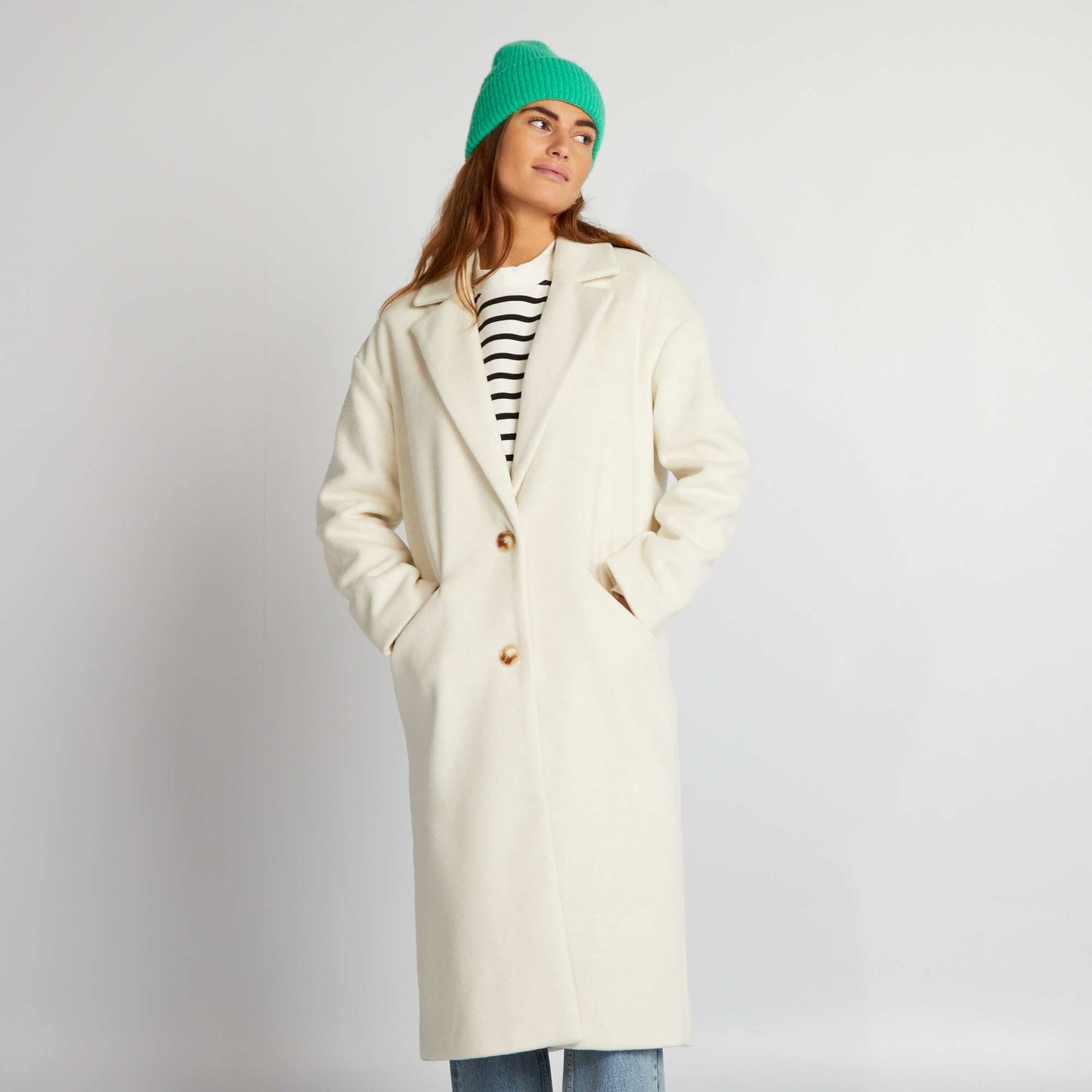 Manteau long Blanc