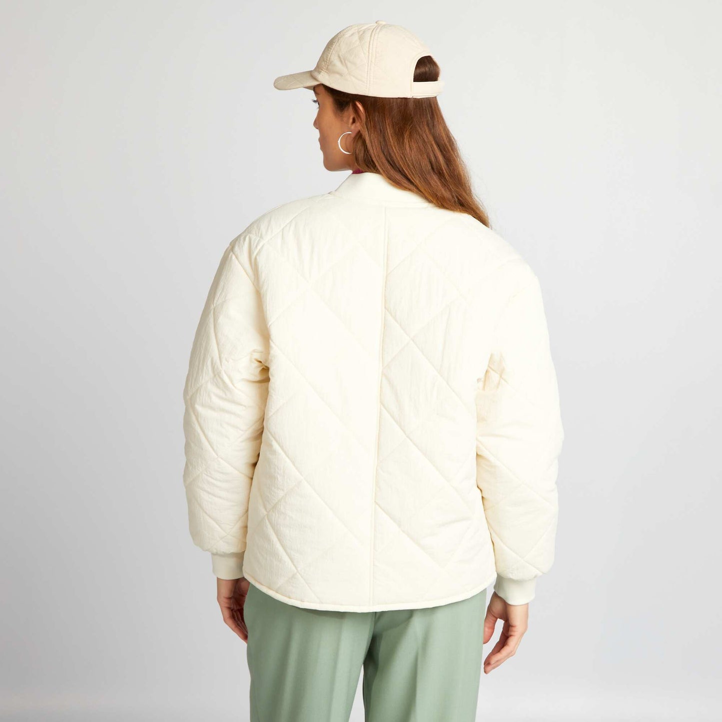 Blouson matelassé Blanc