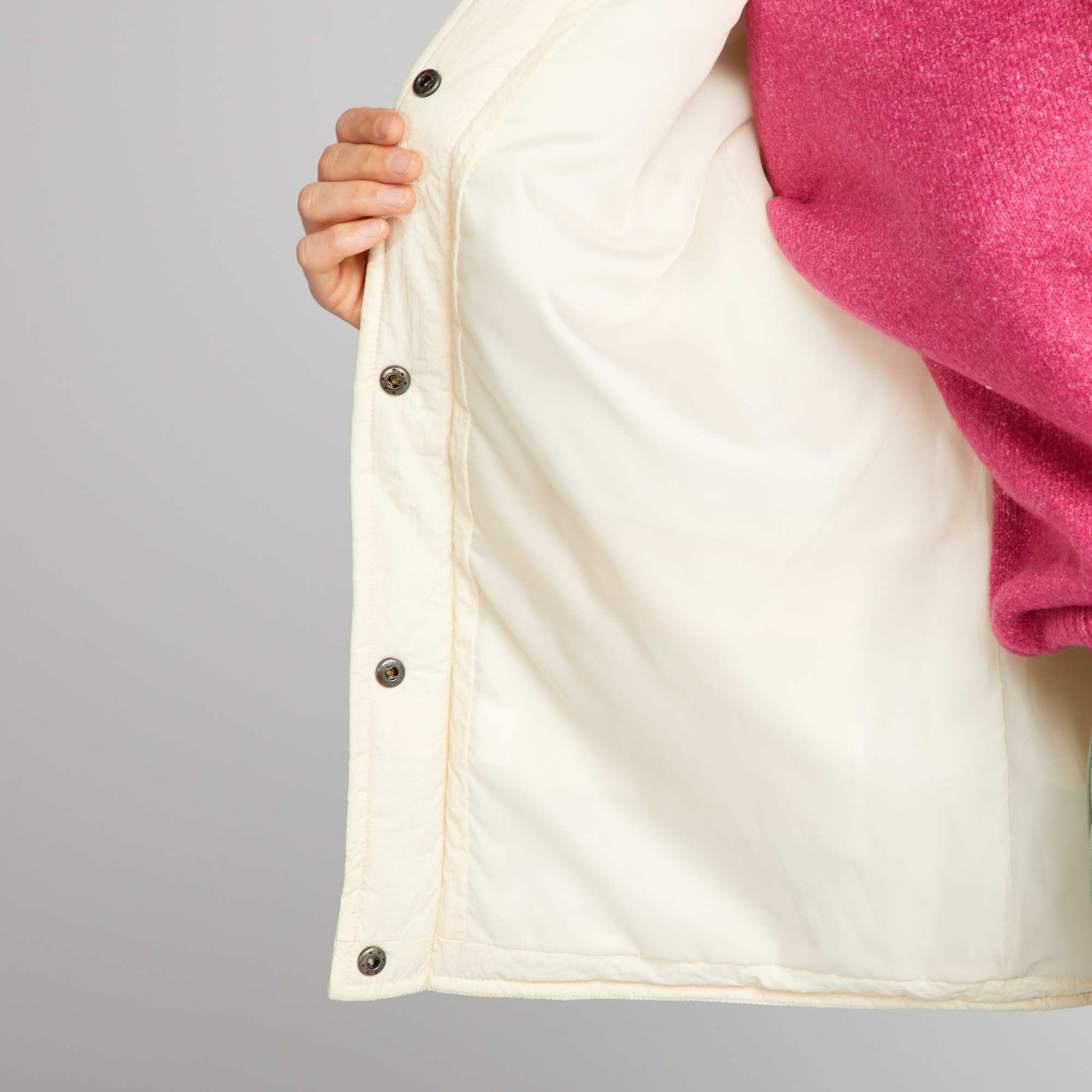 Blouson matelass Blanc