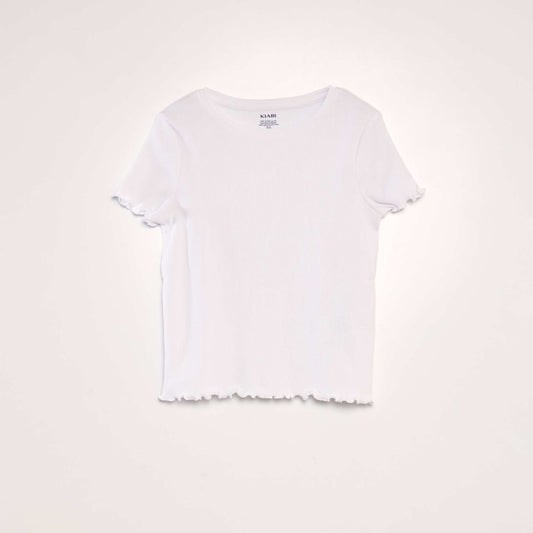 T-shirt c tel BLANC