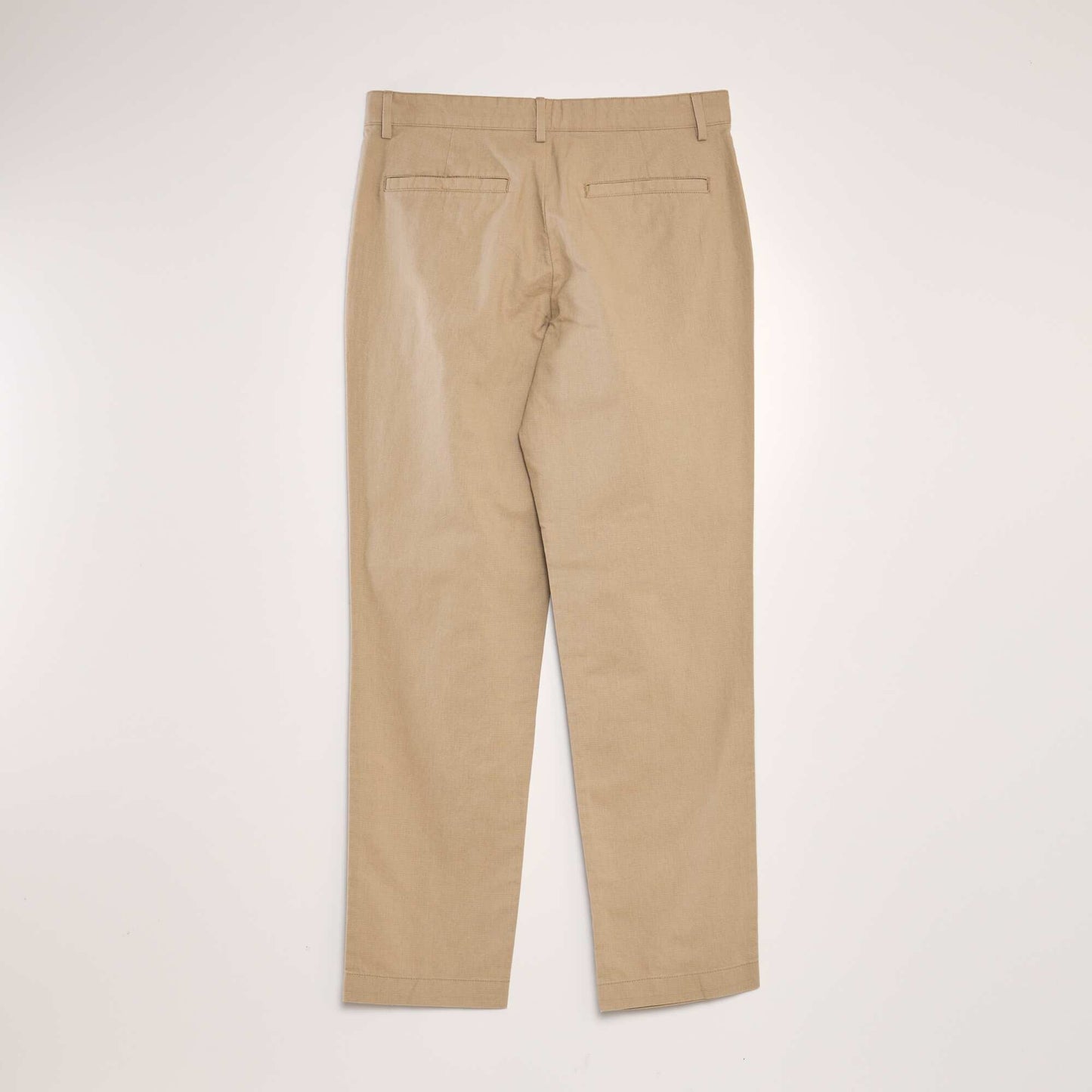 Pantalon chino droit Beige