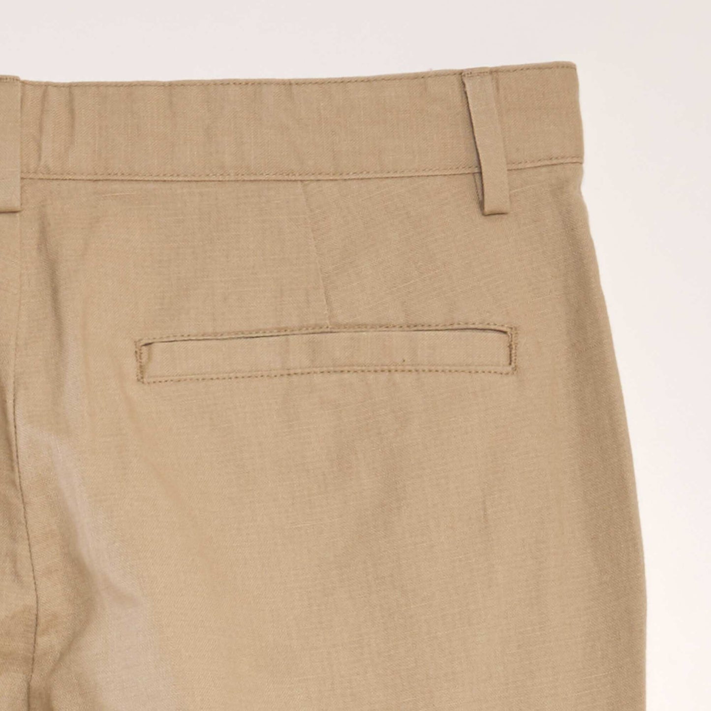 Pantalon chino droit Beige