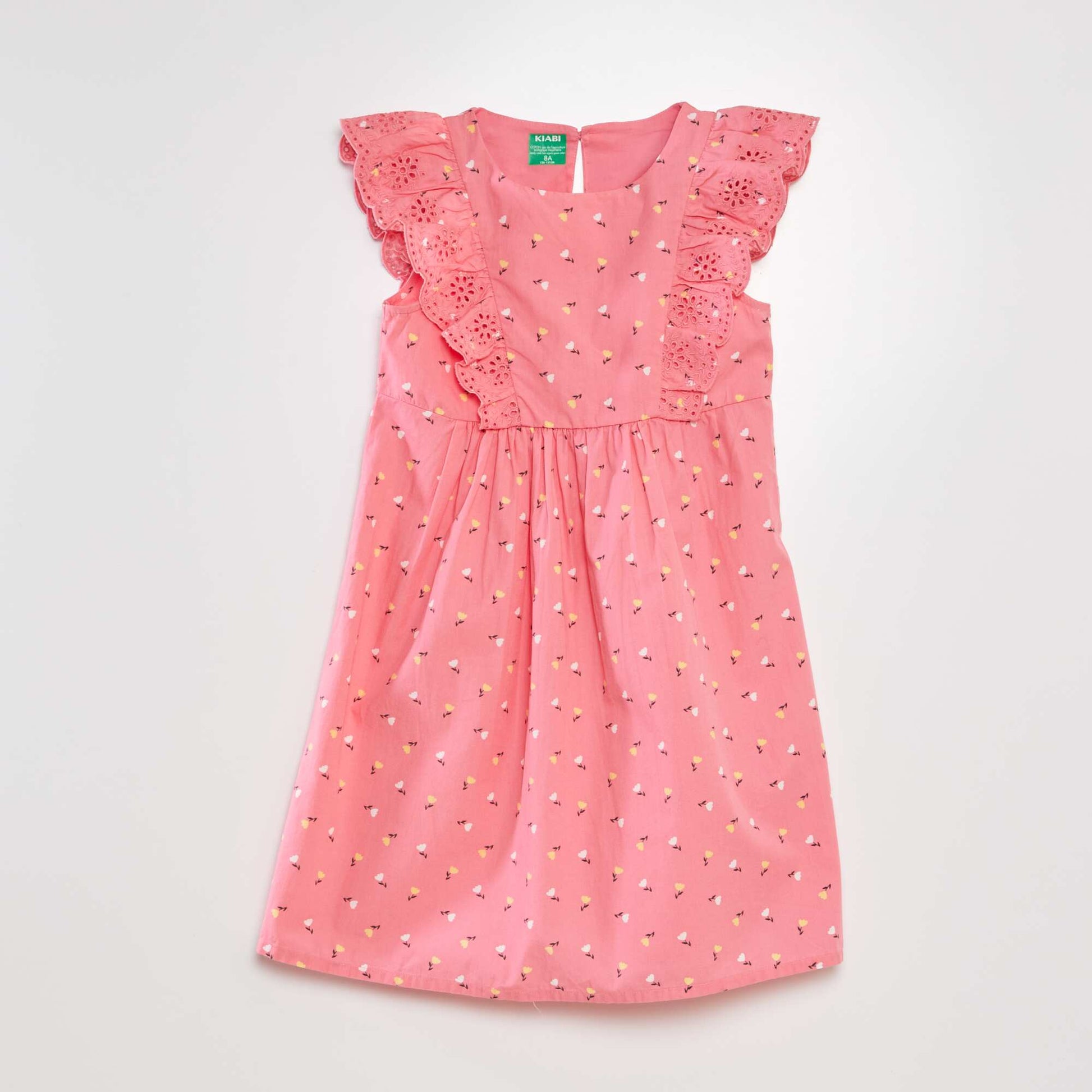 Robe volants Rose