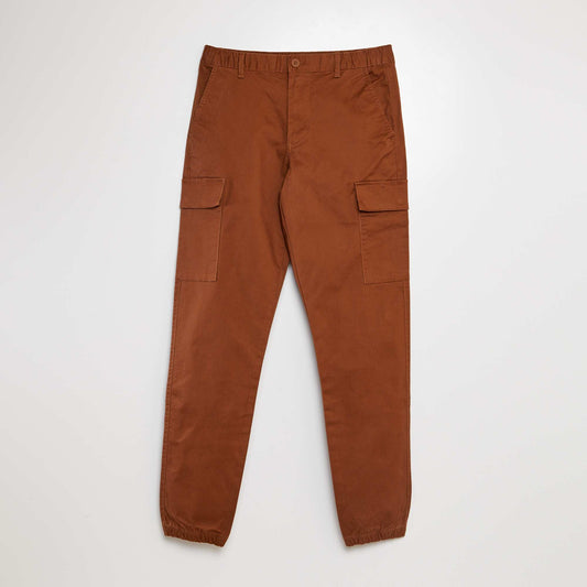 Pantalon avec poches battle Marron