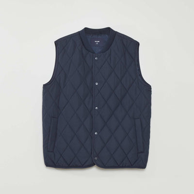 Doudoune matelass e sans manches Bleu