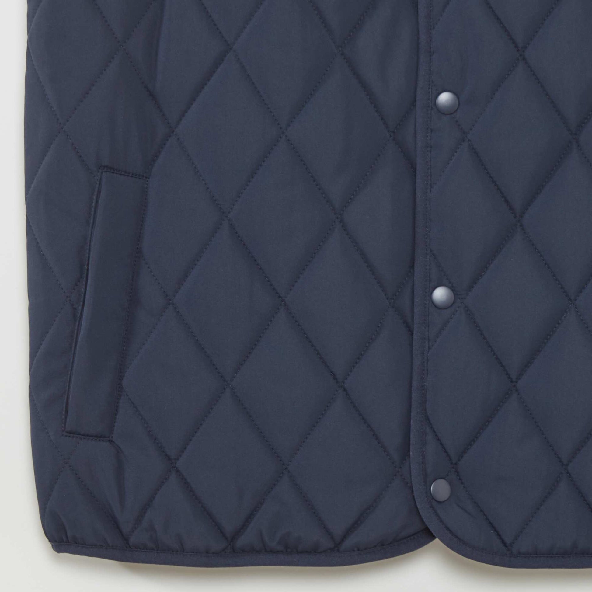 Doudoune matelass e sans manches Bleu