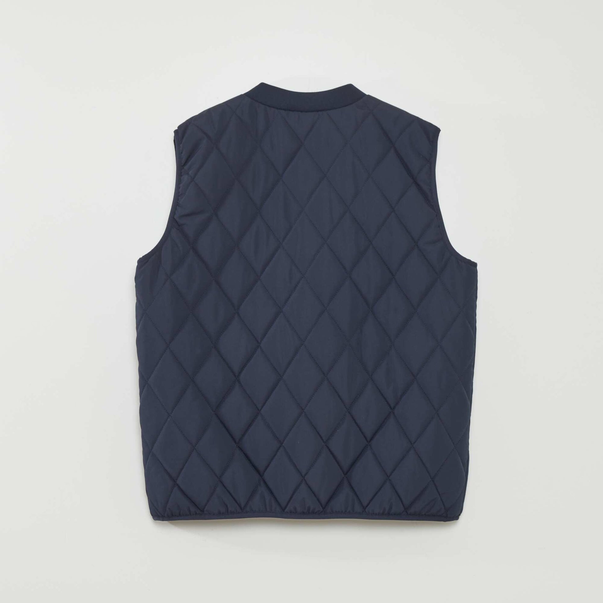 Doudoune matelass e sans manches Bleu