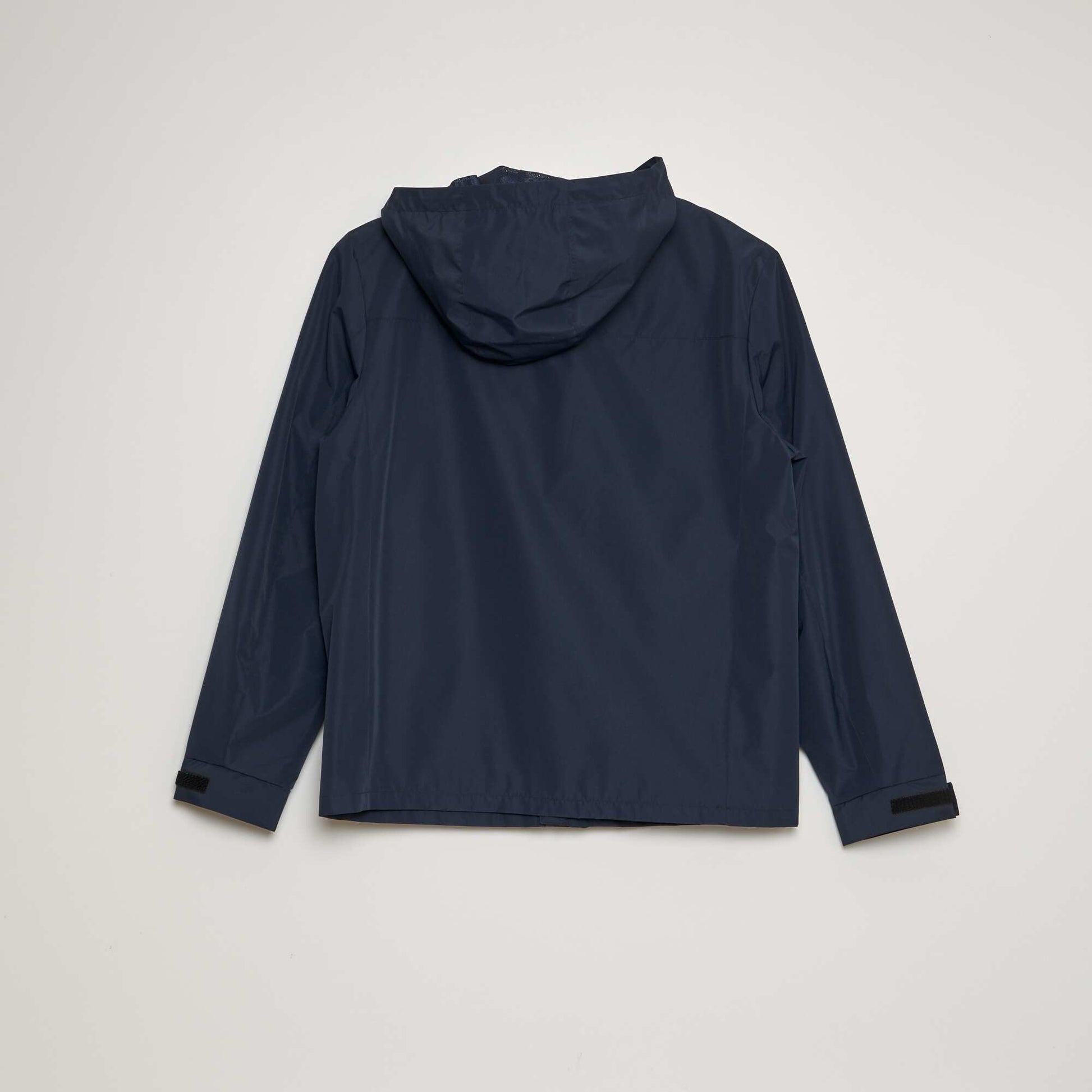 Parka courte et l g re capuche bleu marine