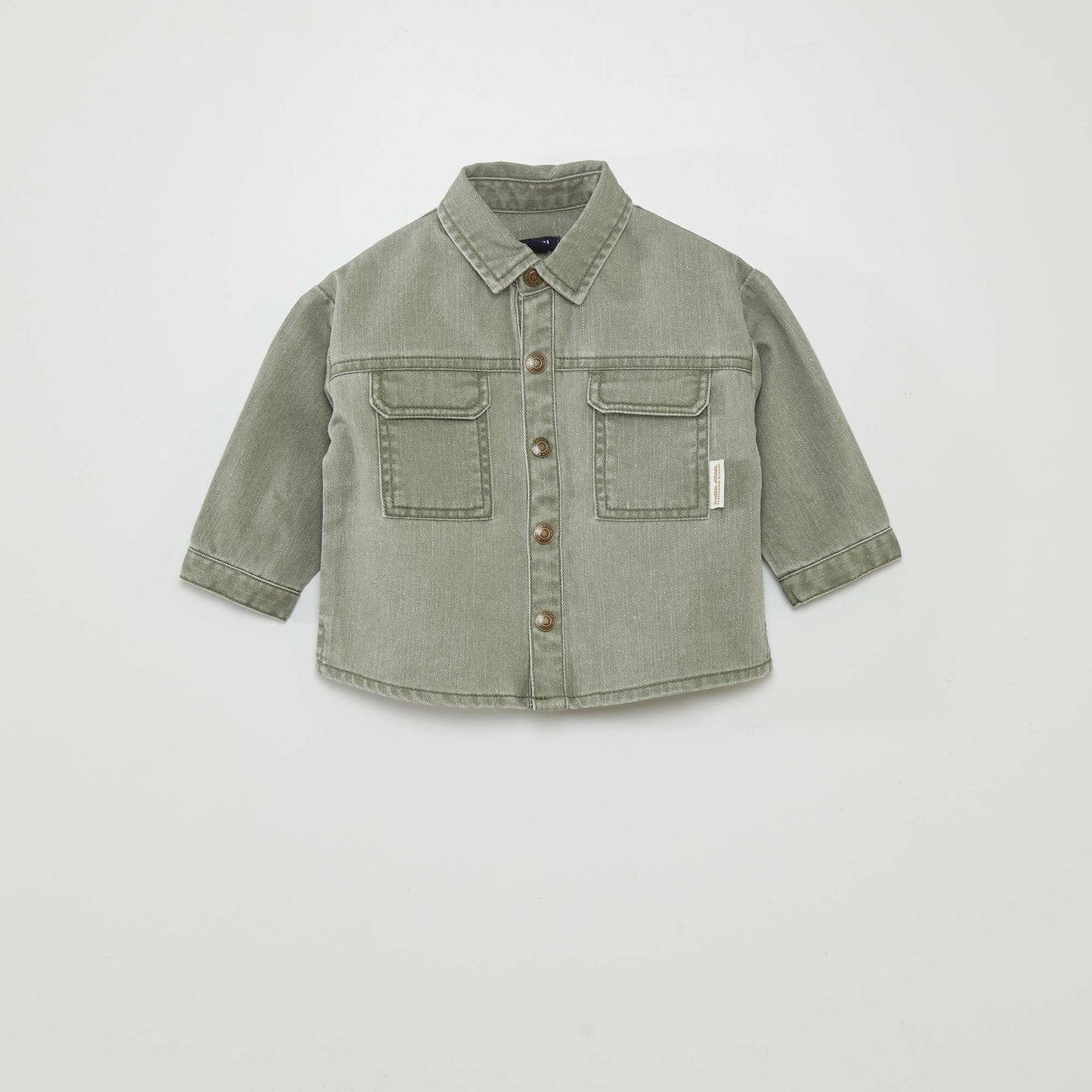 Chemise en denim Vert