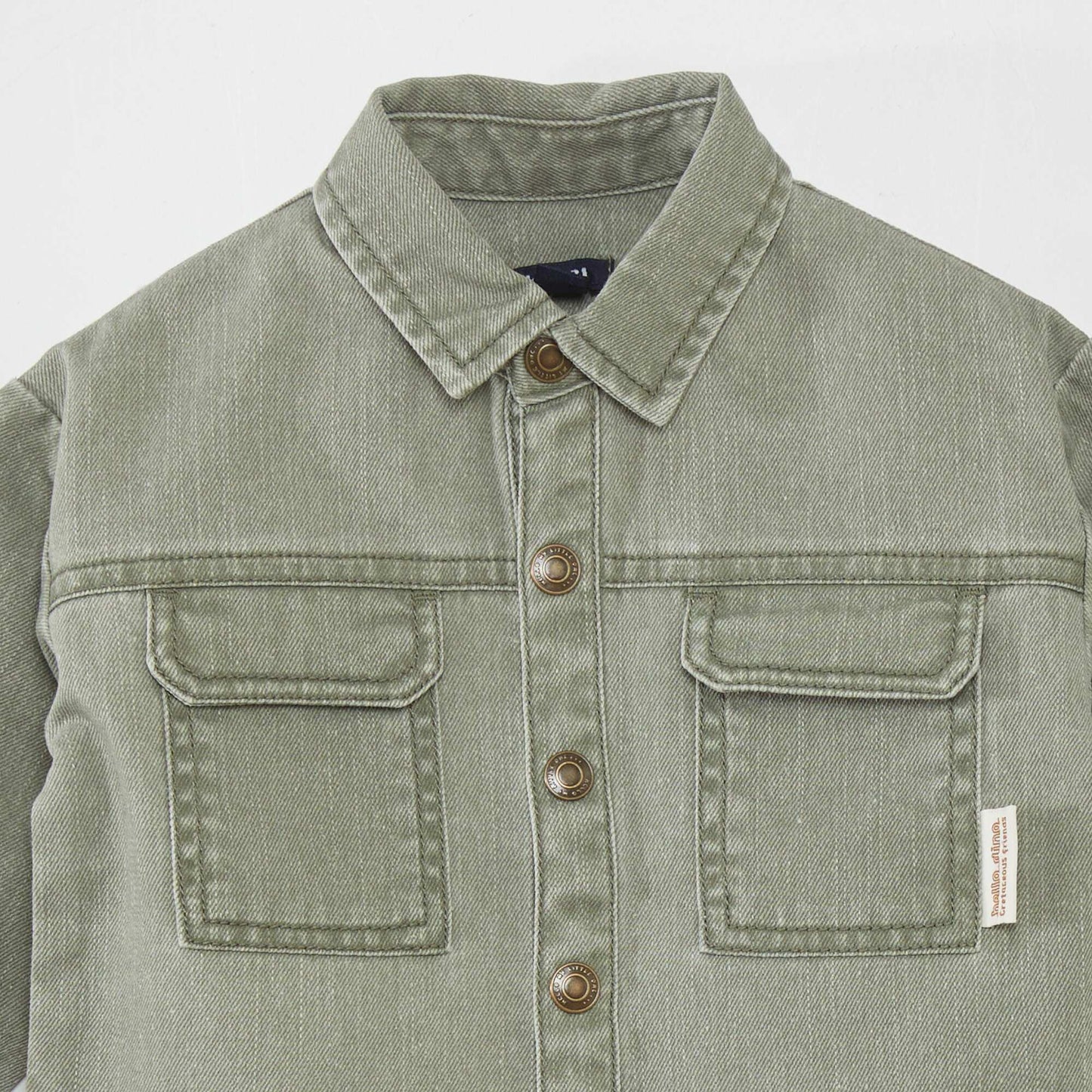 Chemise en denim Vert