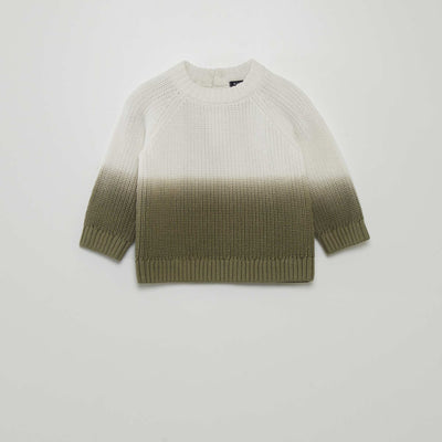 Pull c tel tie and dye Blanc/vert