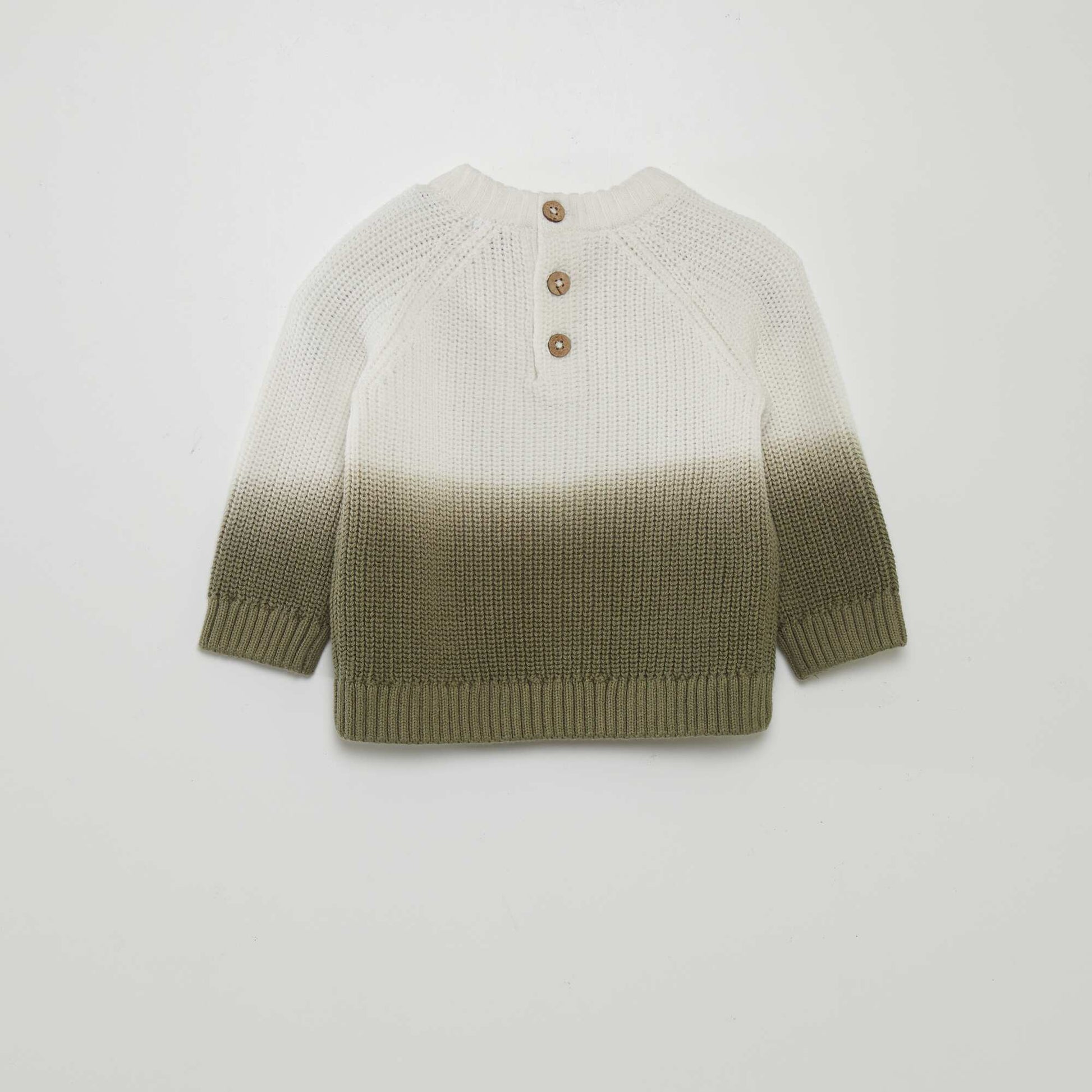 Pull c tel tie and dye Blanc/vert