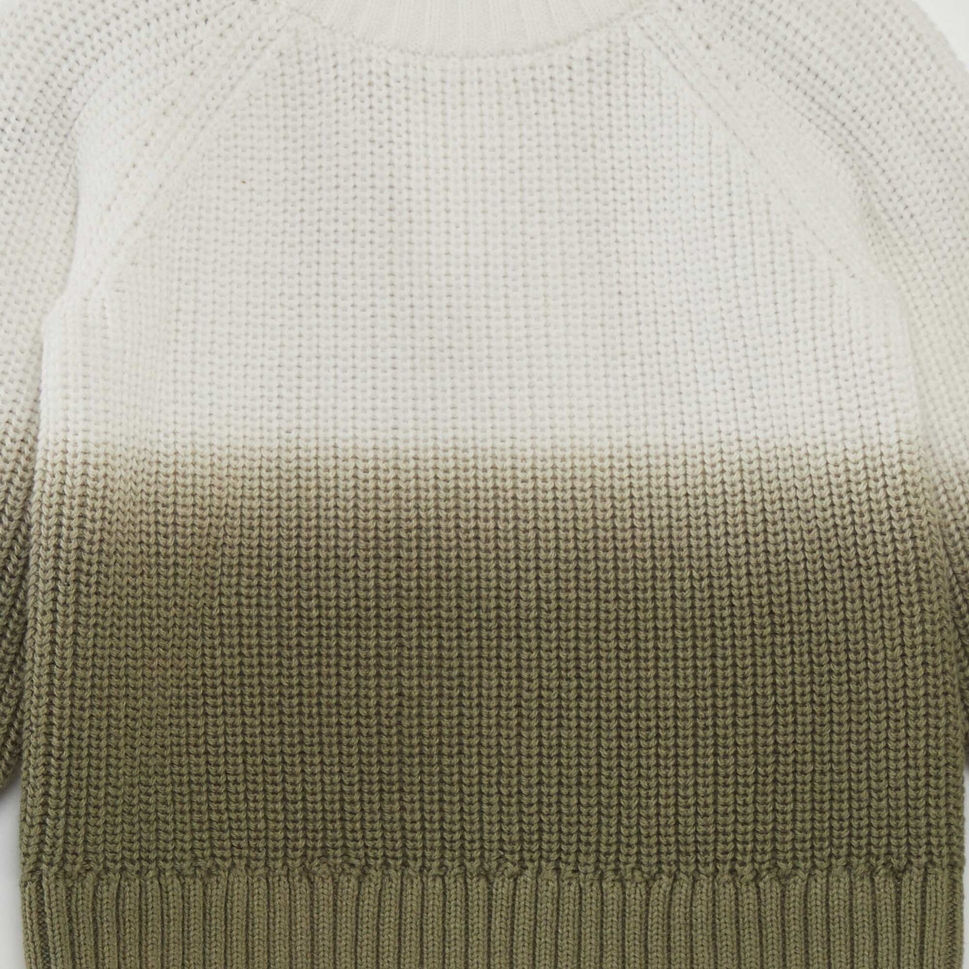 Pull c tel tie and dye Blanc/vert