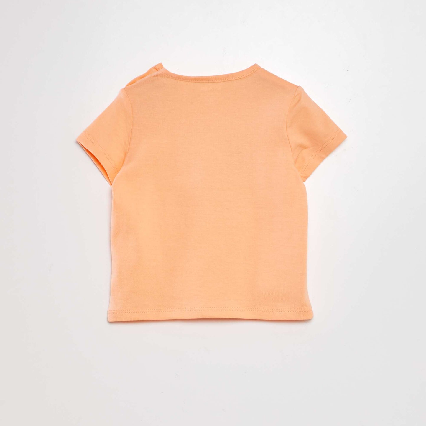 Tee-shirt  paule boutonn e Orange