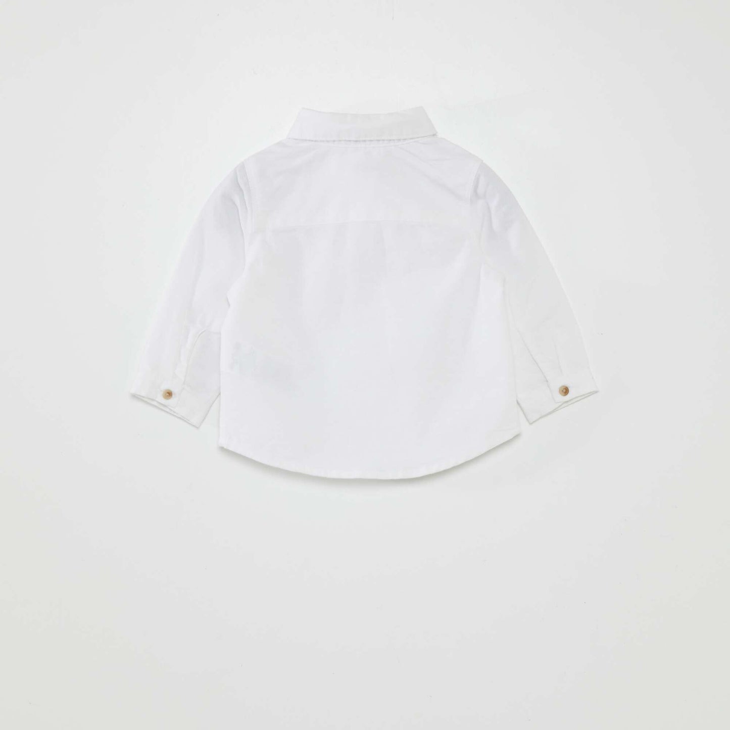 Chemise blanche + n ud papillon - 2 pi ces blanc