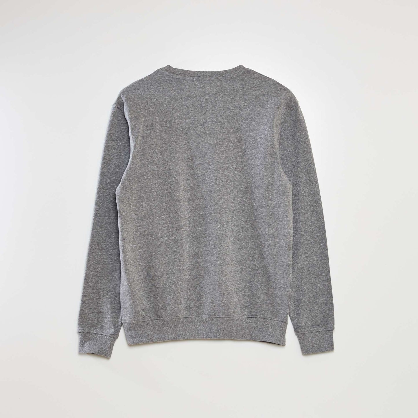 Sweat uni en french terry Gris