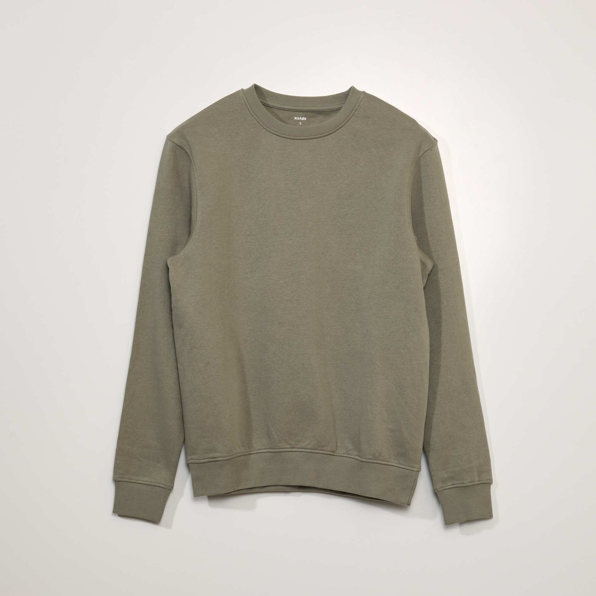 Pull molletonn col rond Vert