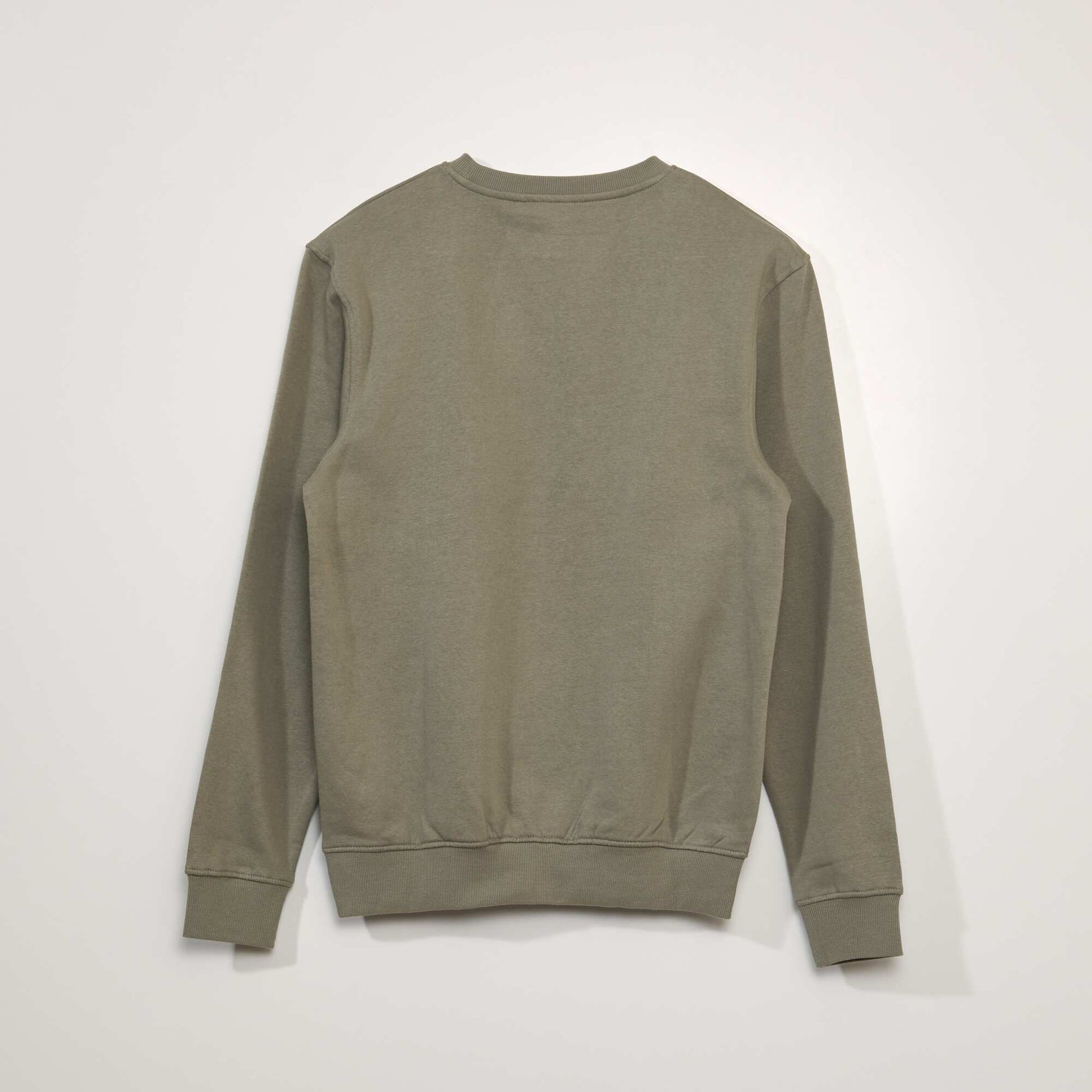 Pull molletonn col rond Vert