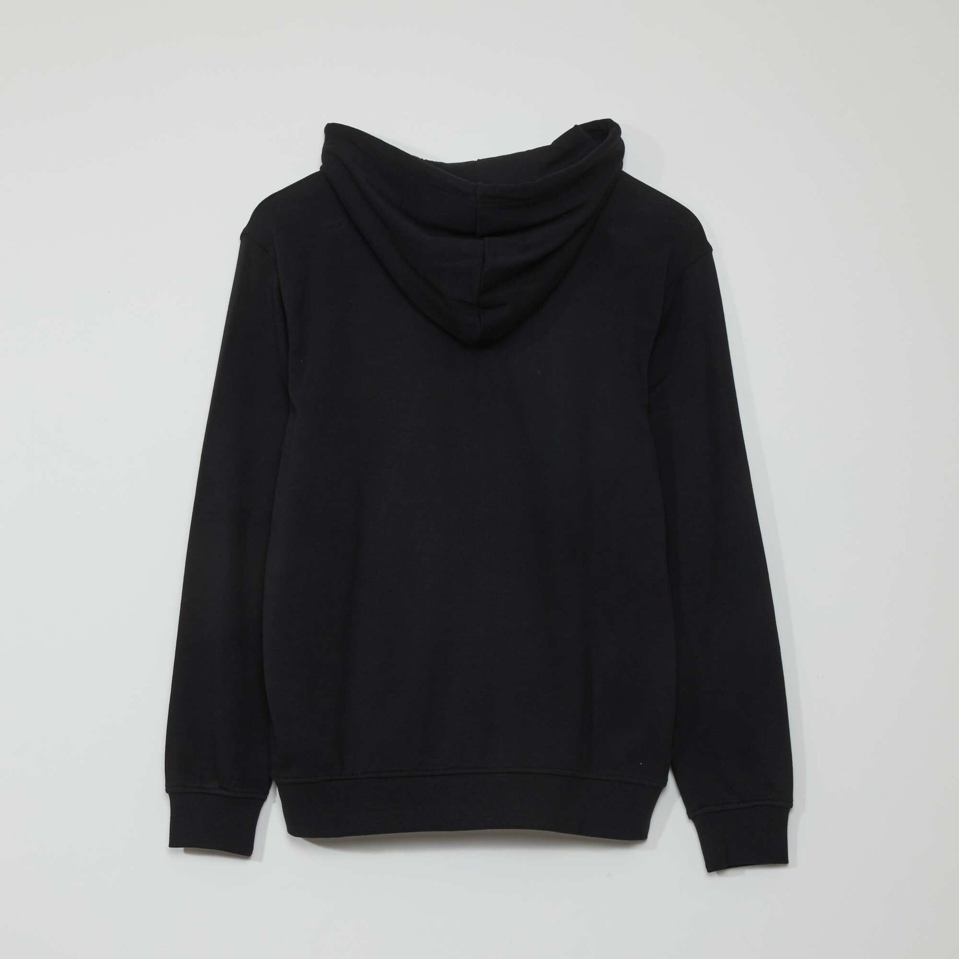 Veste zipp e capuche noir