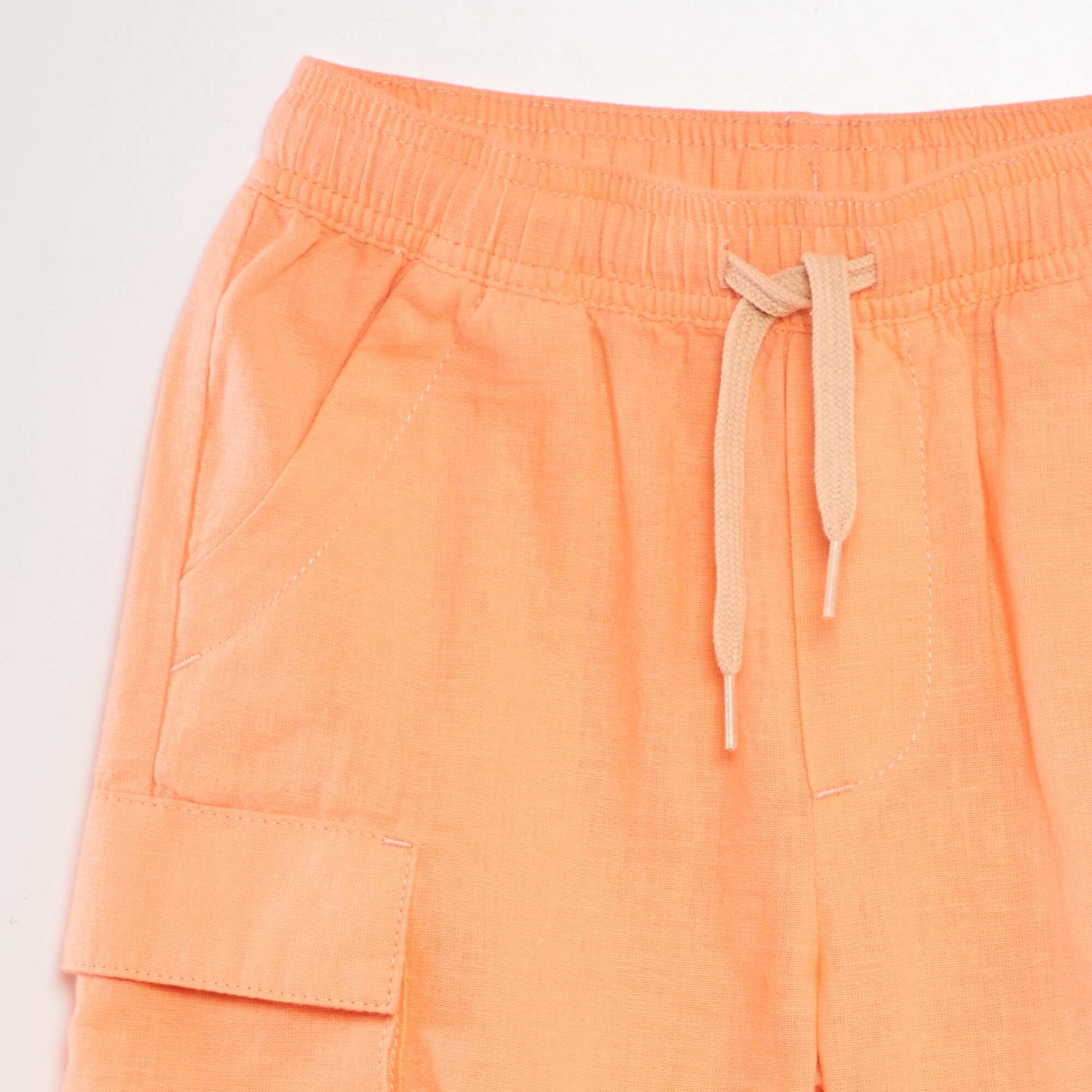 Bermuda multipoche Orange