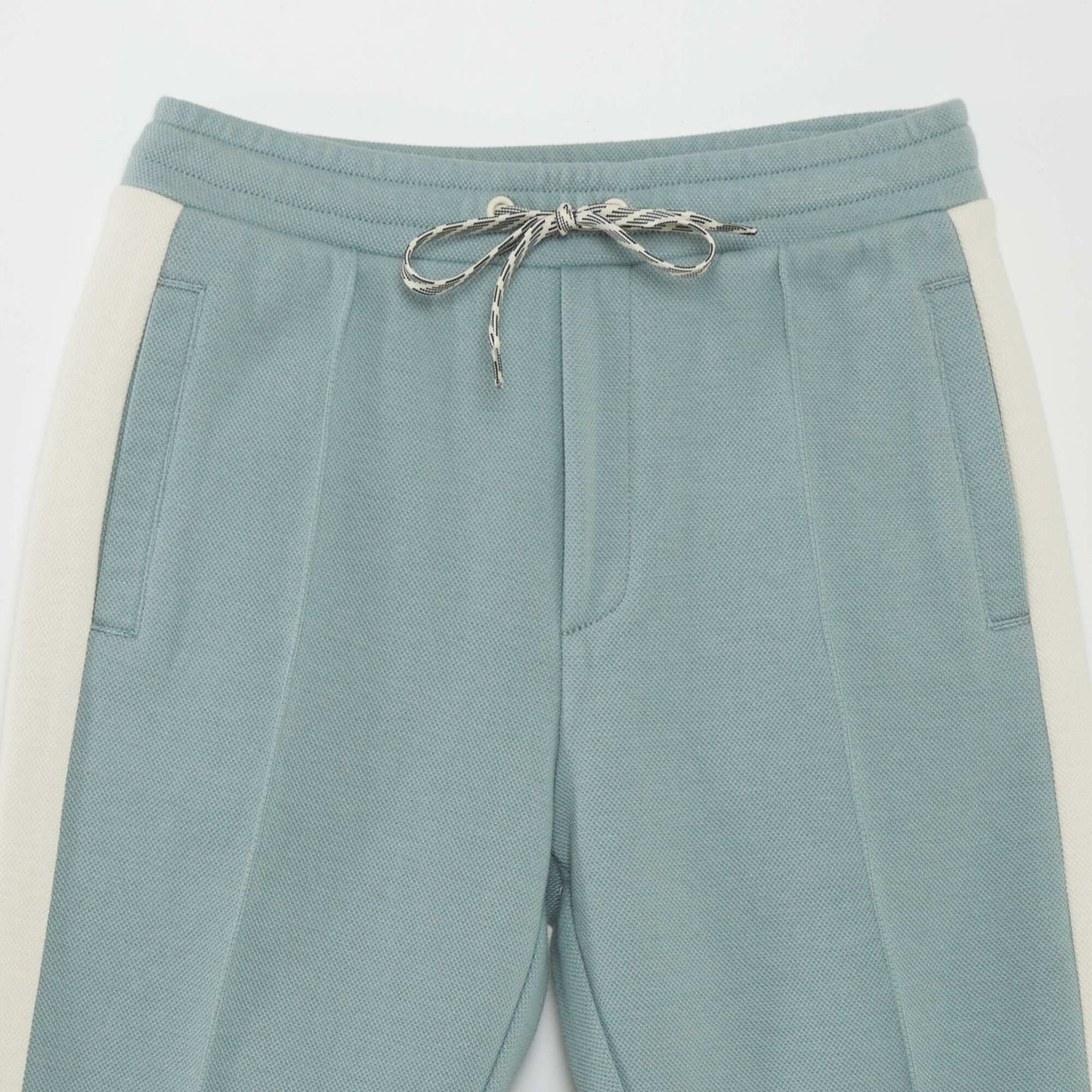 Pantalon de jogging en piqu de coton Bleu gris