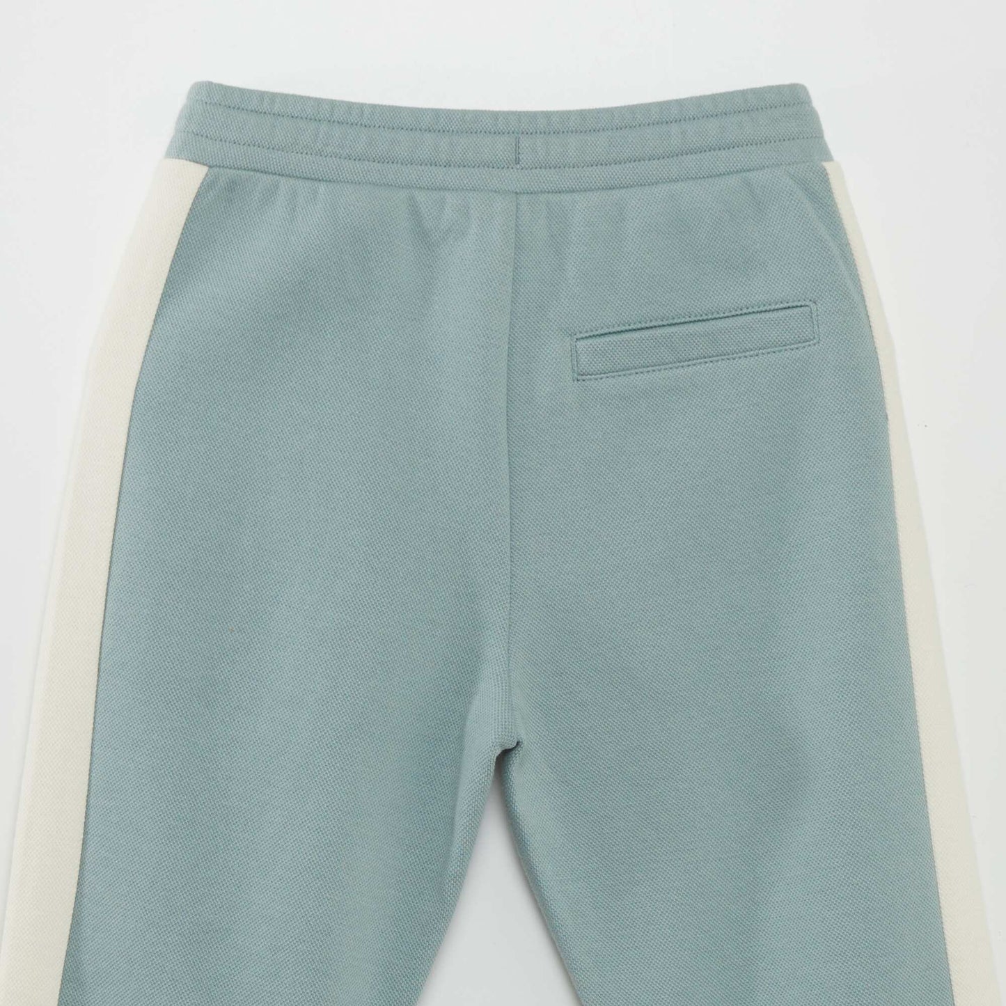 Pantalon de jogging en piqué de coton Bleu gris