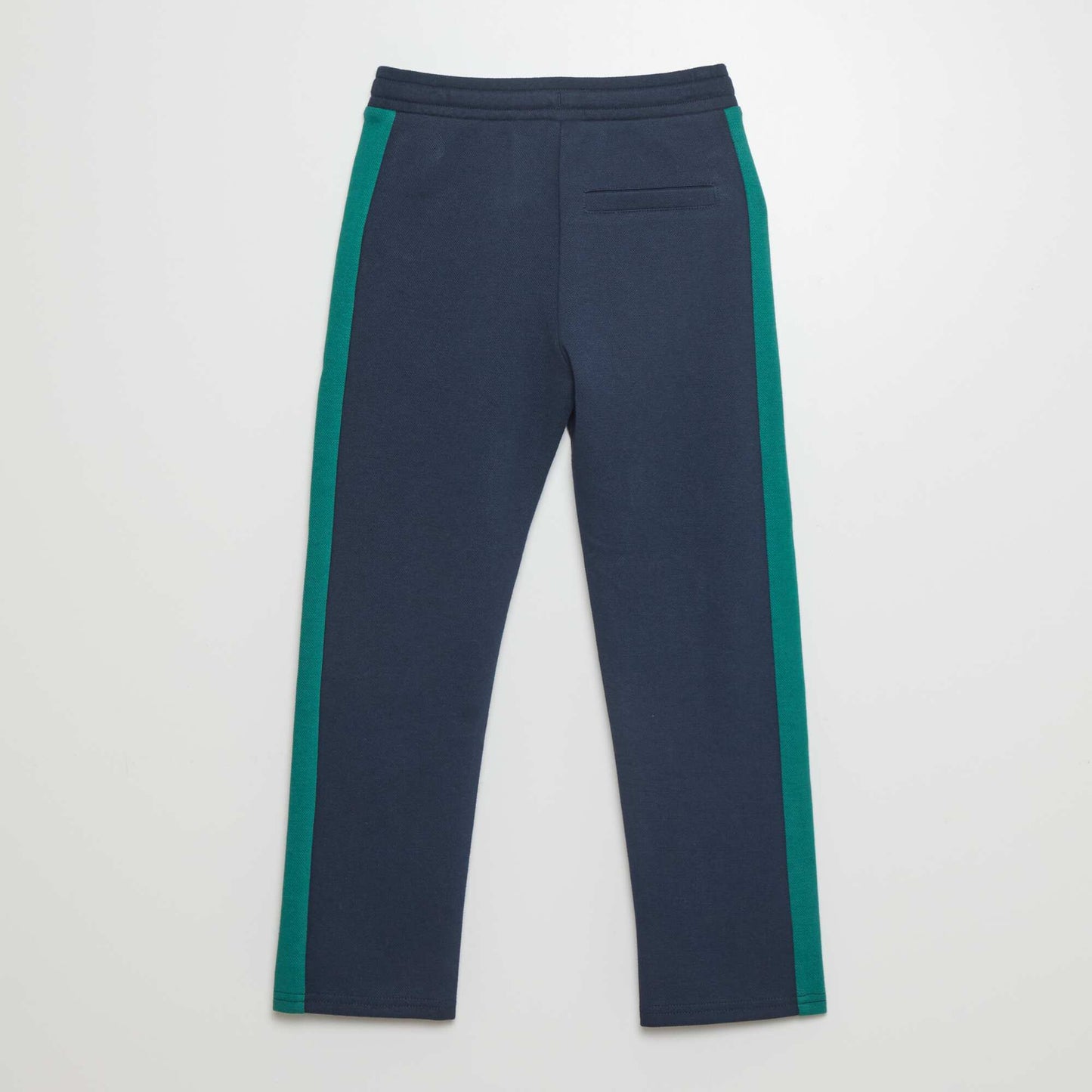 Pantalon de jogging en piqu de coton Bleu