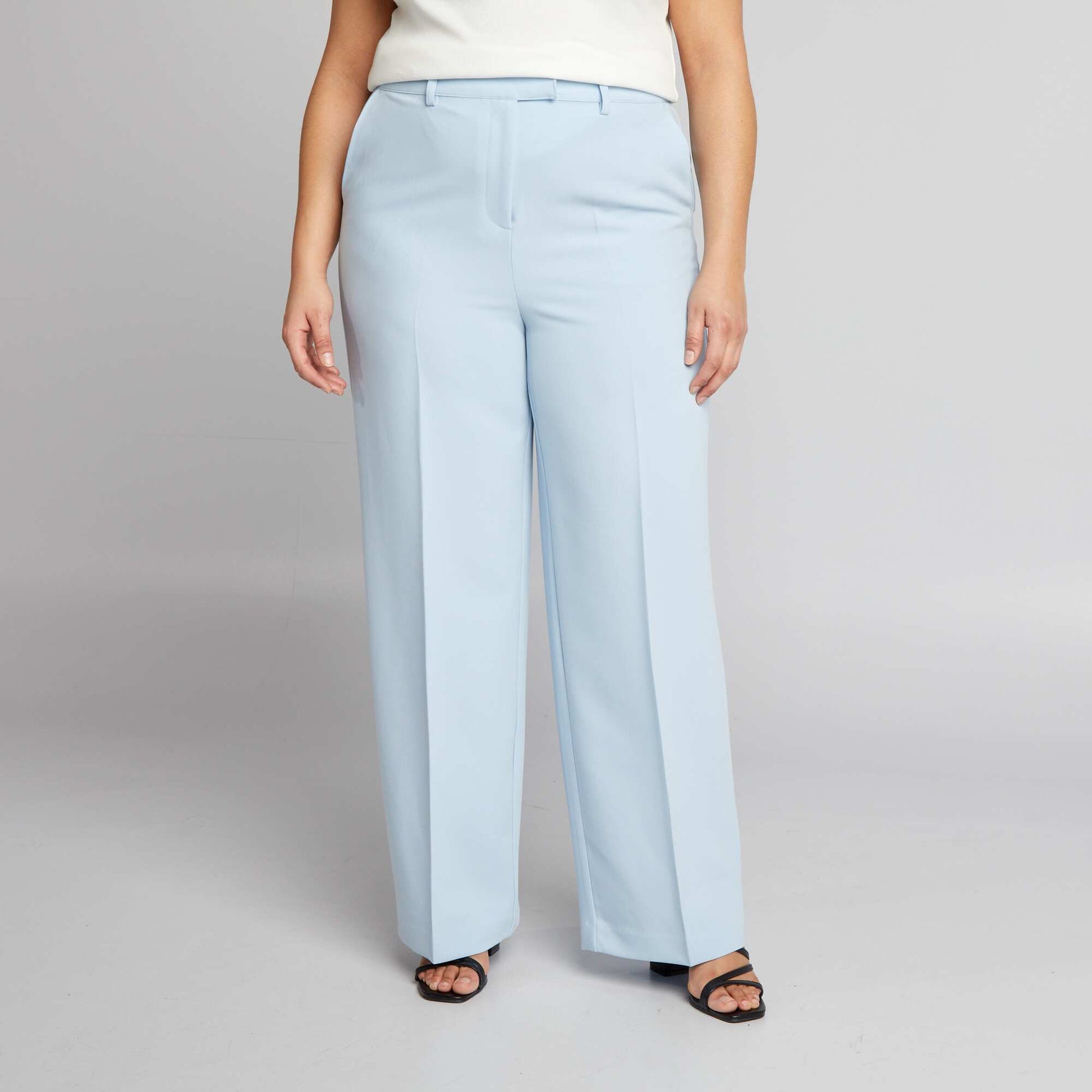 Pantalon de costume coupe large BLEU