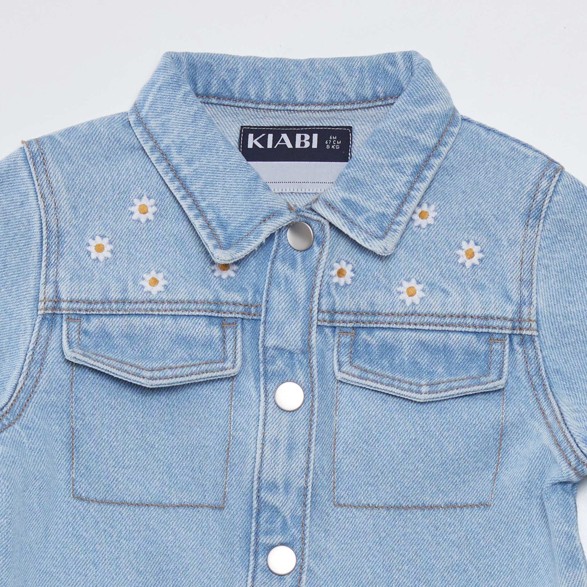 Veste en jean Bleu