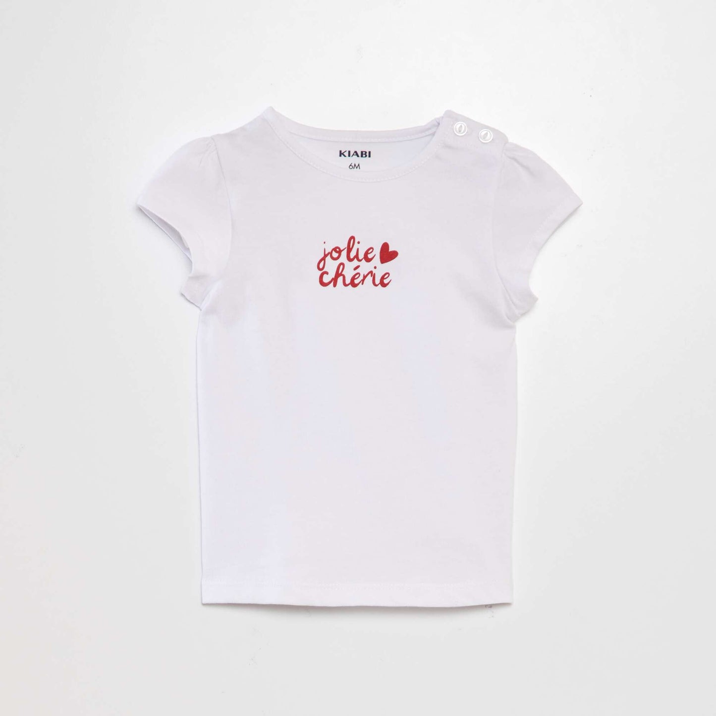 Tee-shirt imprimé message Blanc