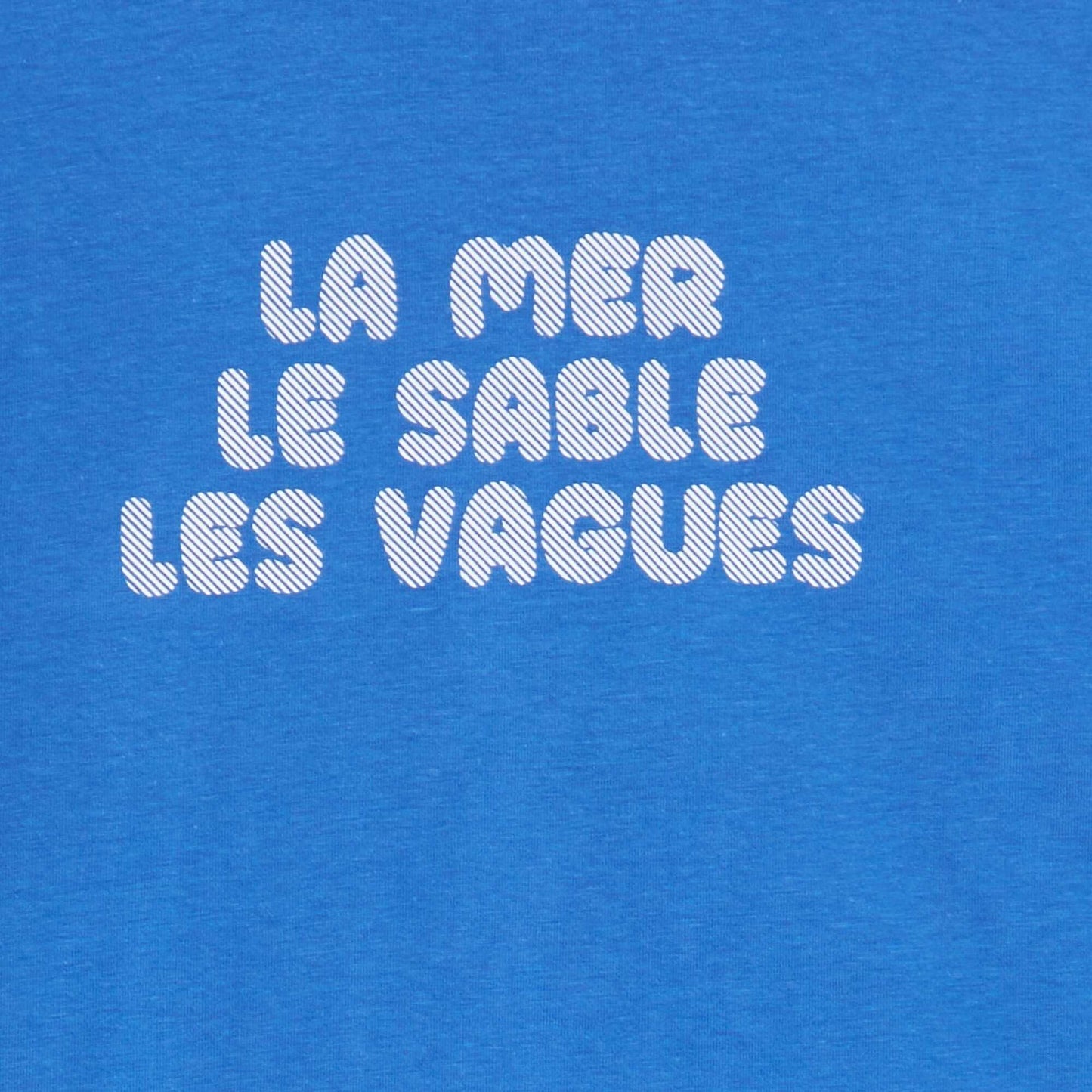 T-shirt imprim Bleu