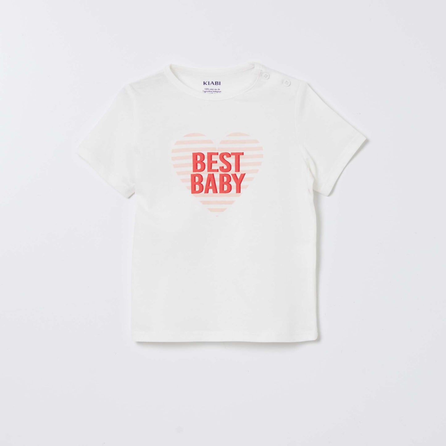 T-shirt f te des m res Blanc best baby