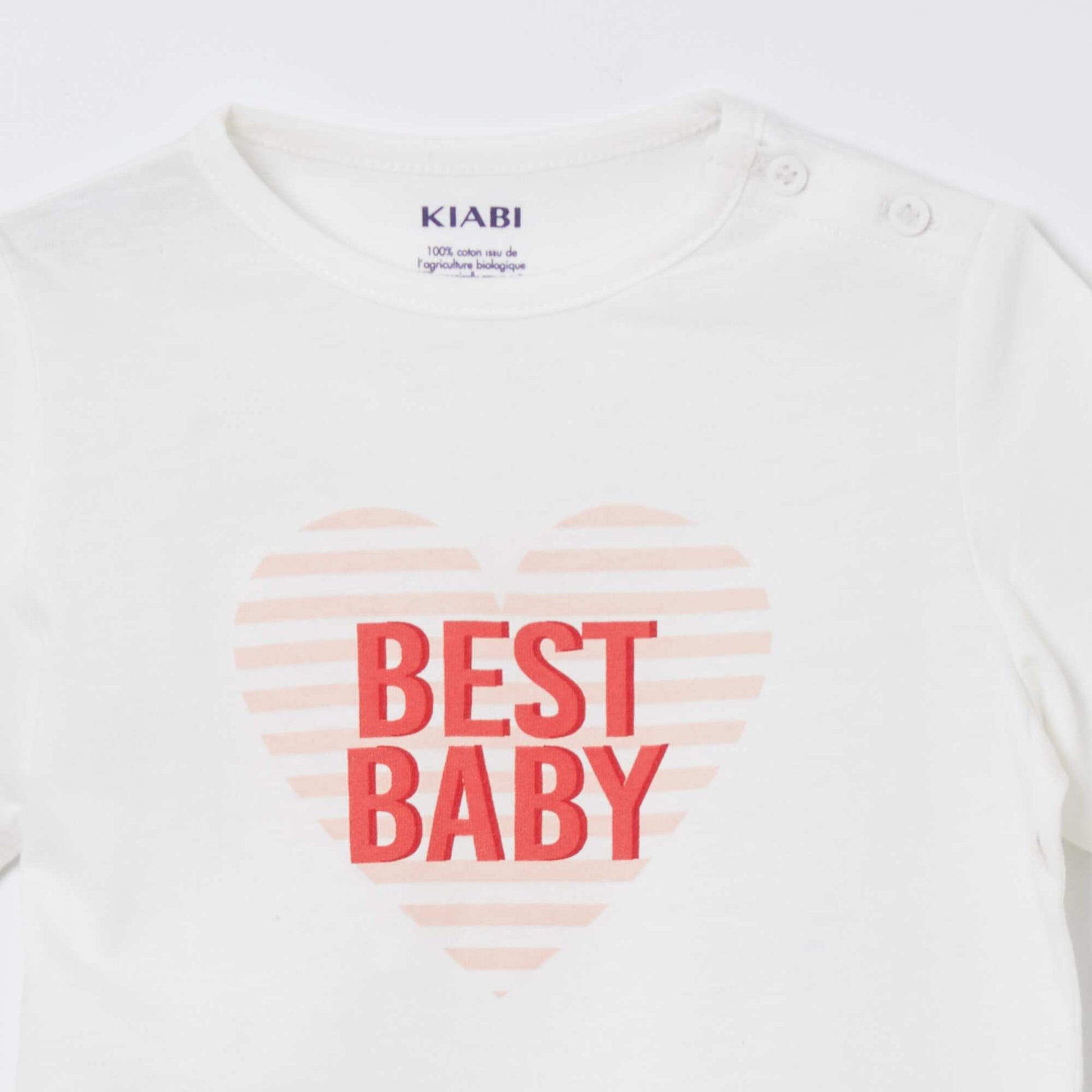 T-shirt f te des m res Blanc best baby