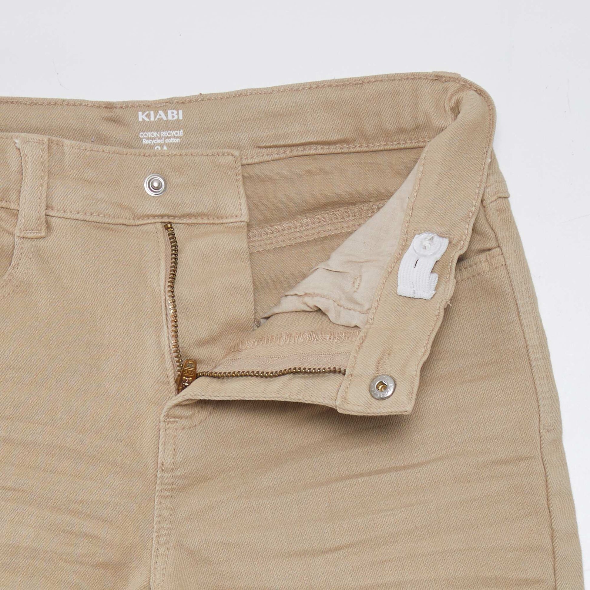 Bermuda en jean Beige