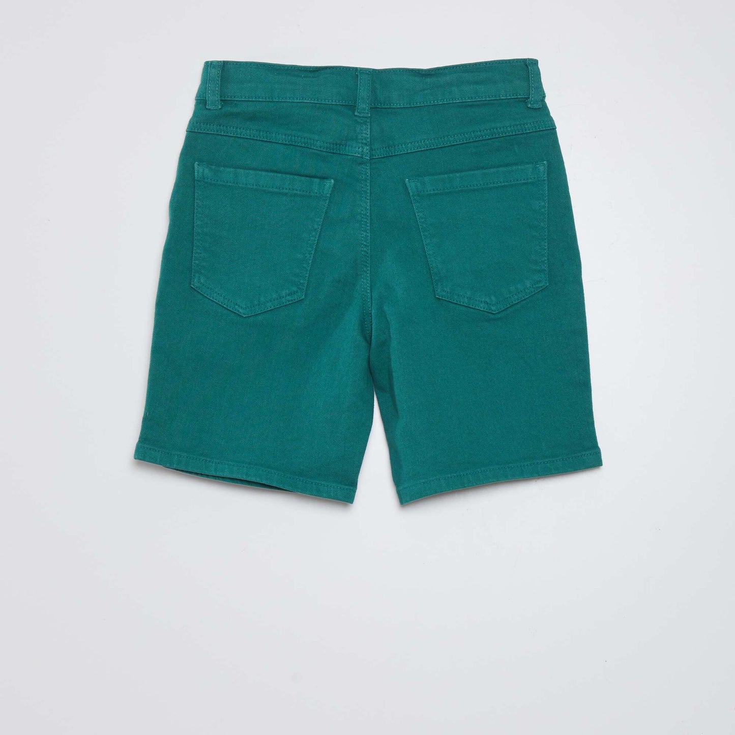 Bermuda en jean Vert