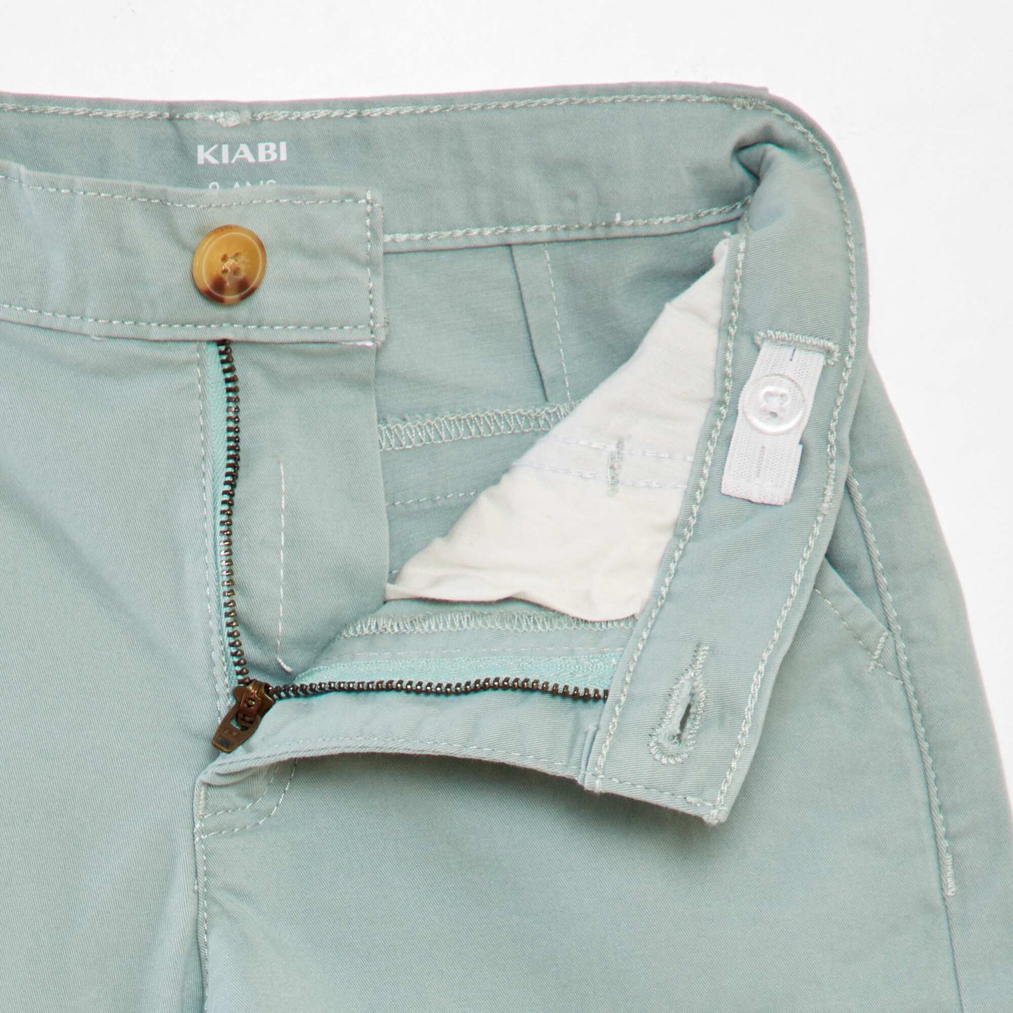 Short chino Vert d'eau