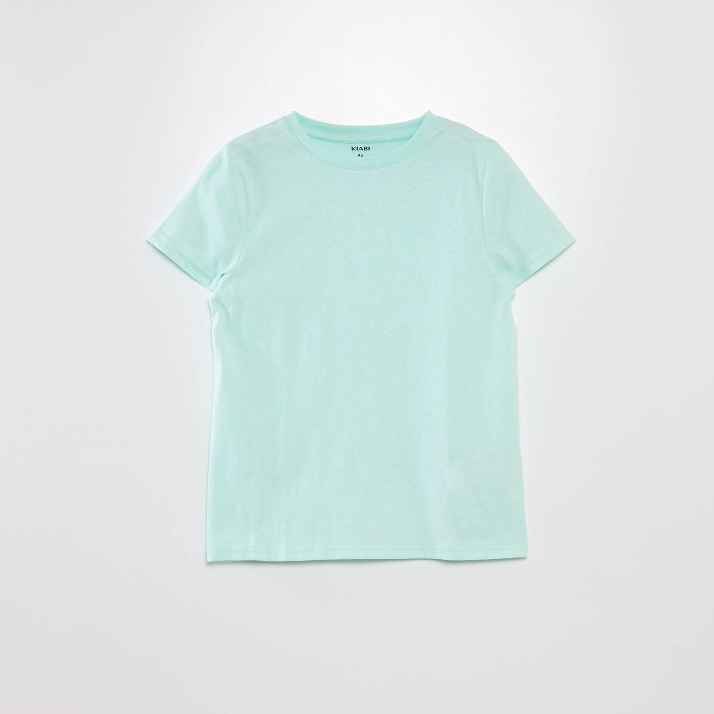 T-shirt uni   col rond Vert