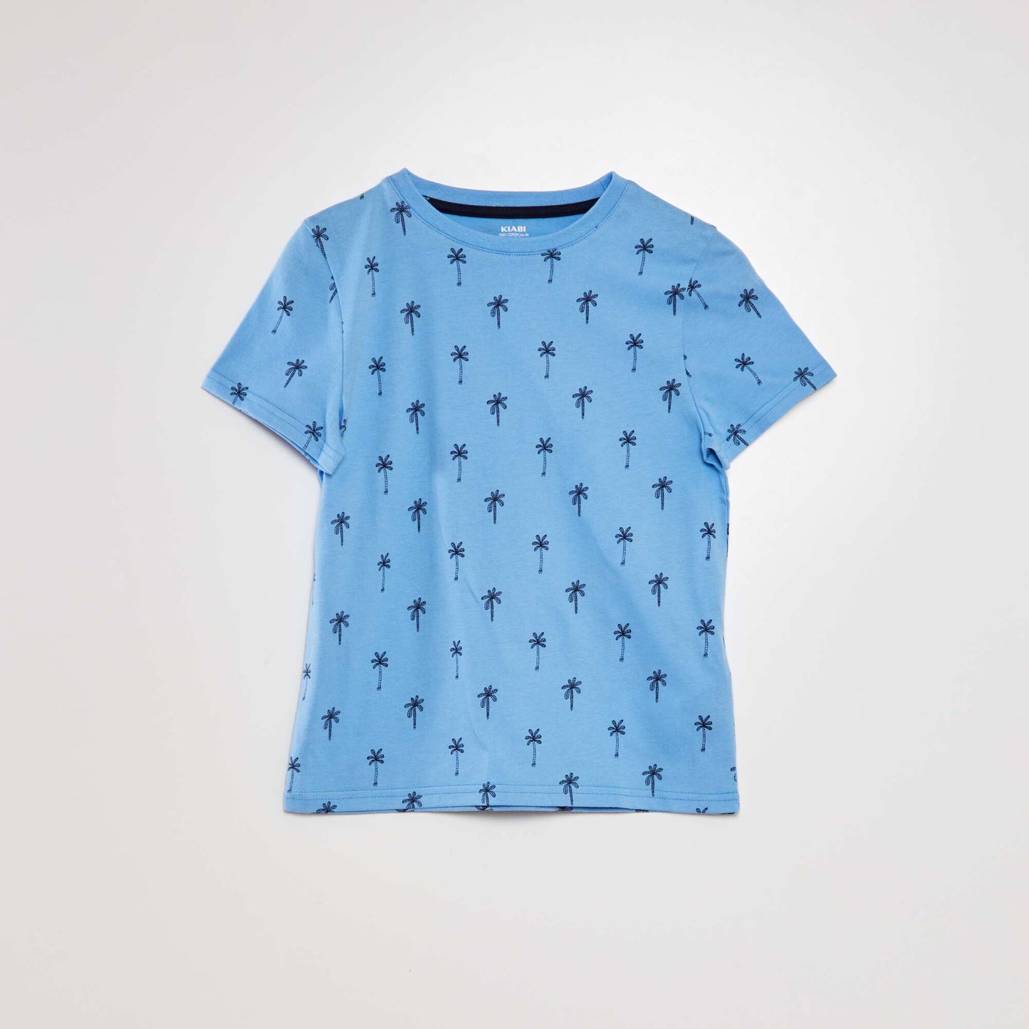 T-shirt imprim Bleu/gris