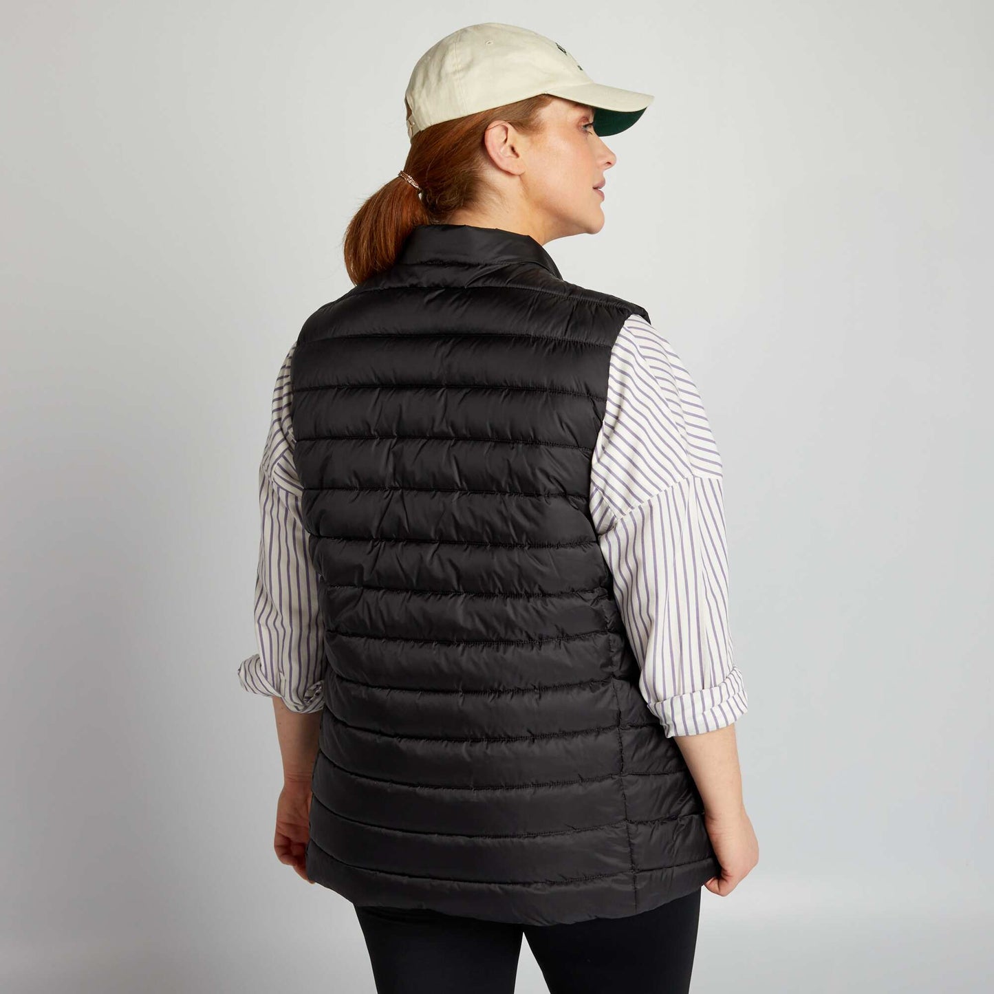 Doudoune matelass e noir