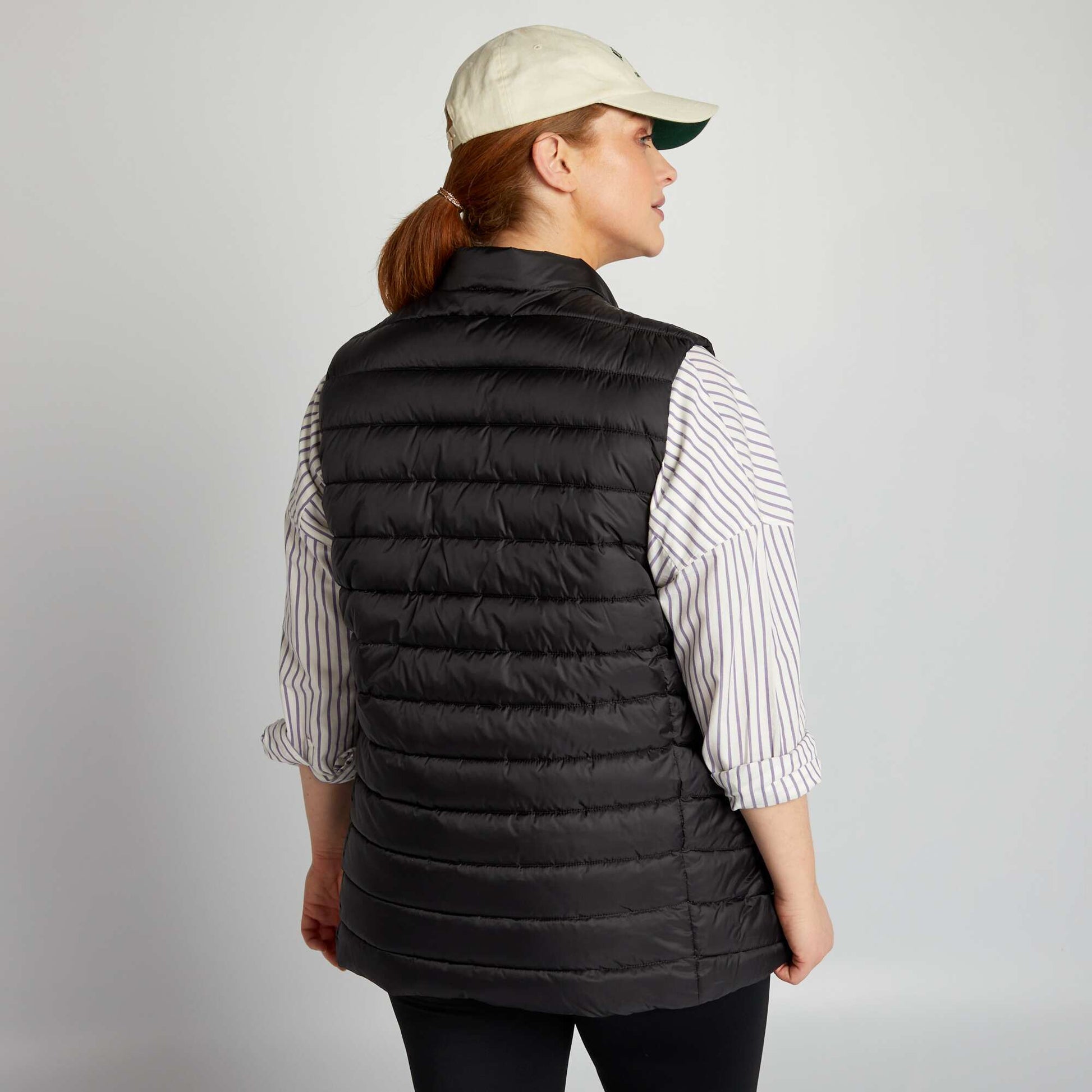 Doudoune matelass e noir