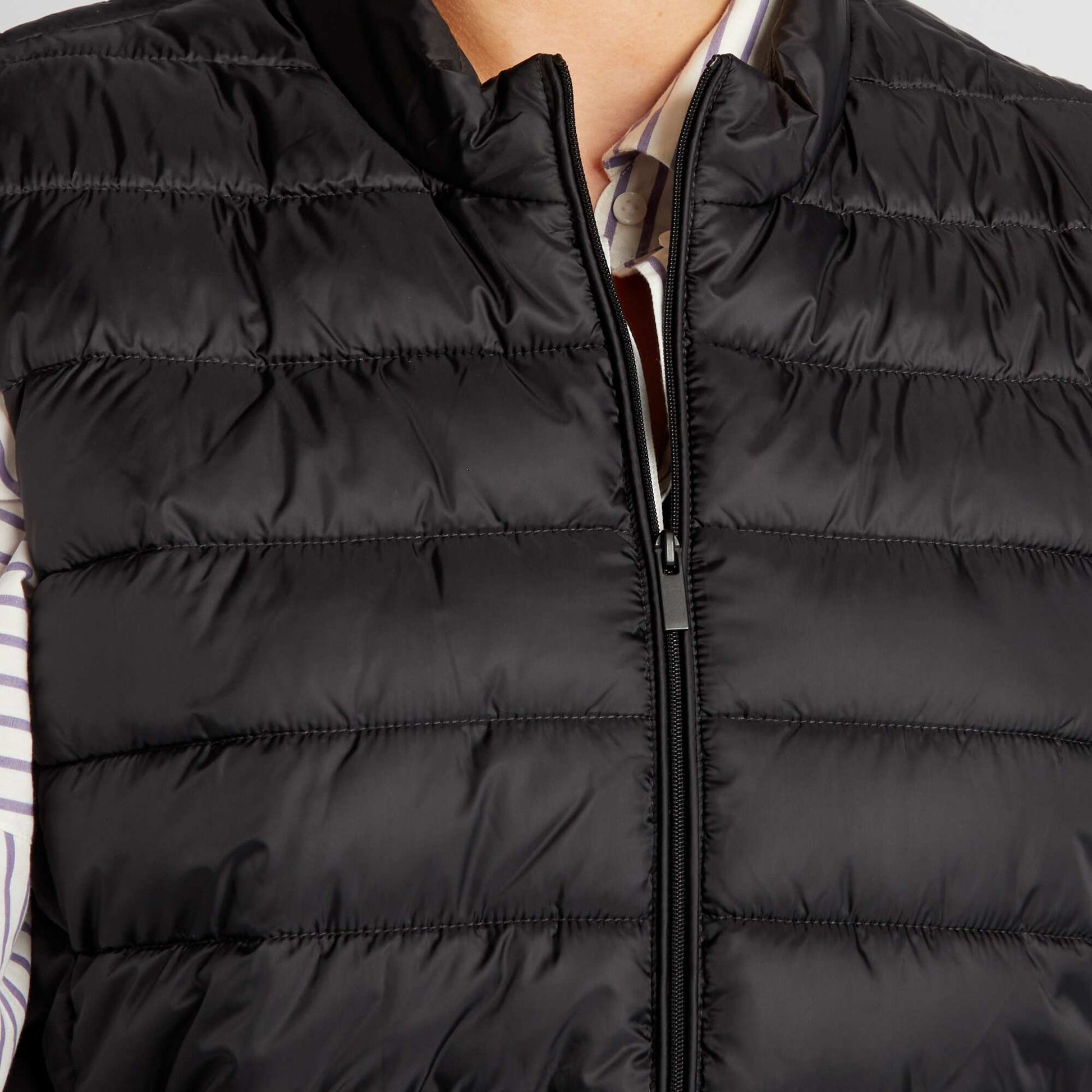 Doudoune matelass e noir