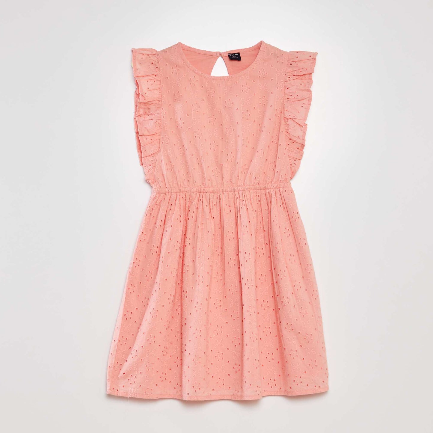 Robe en broderies anglaises Rose