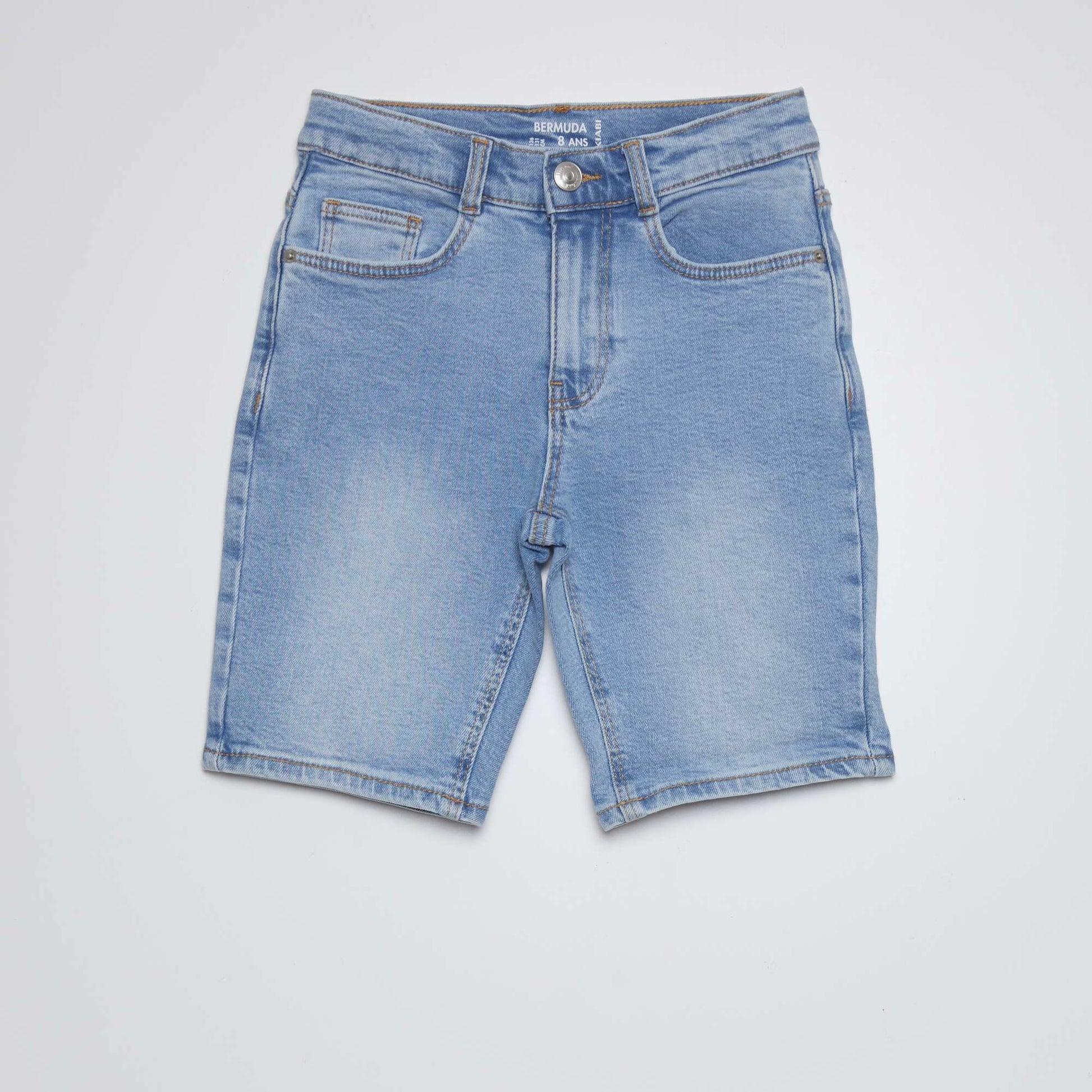 Bermuda en jean BLEU