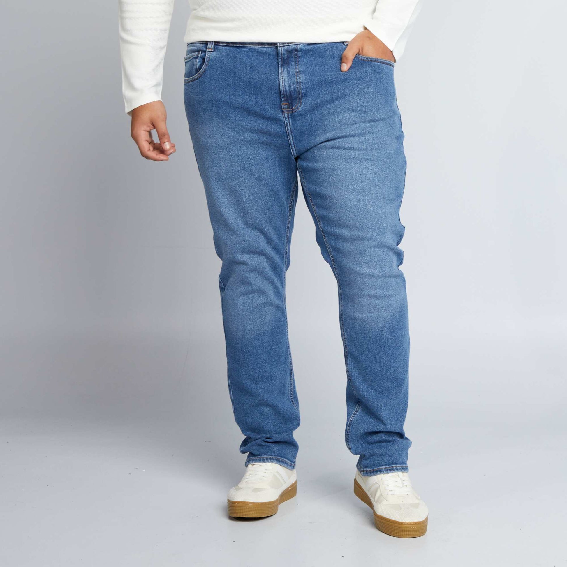 Jean slim 5 poches Bleu